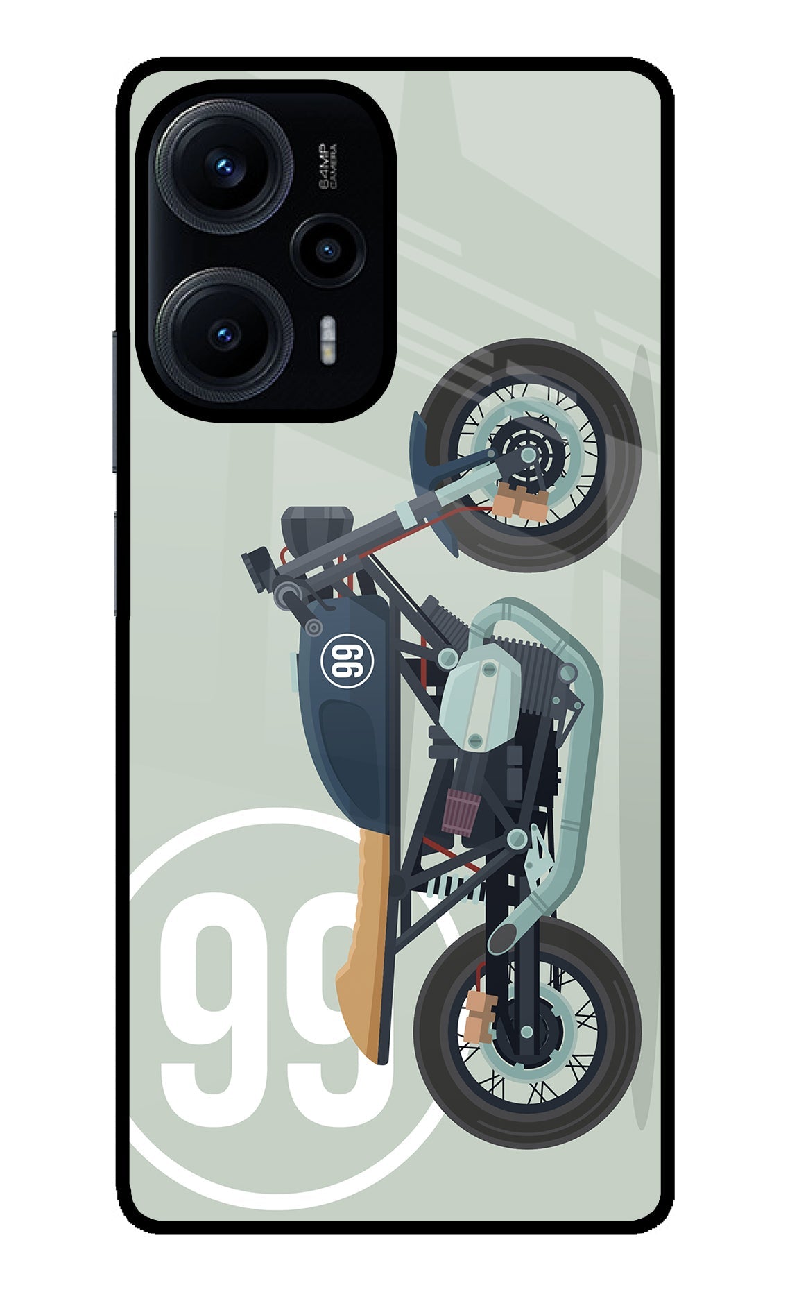 Classic Cafe Racer 99 Poco F5 5G Back Cover