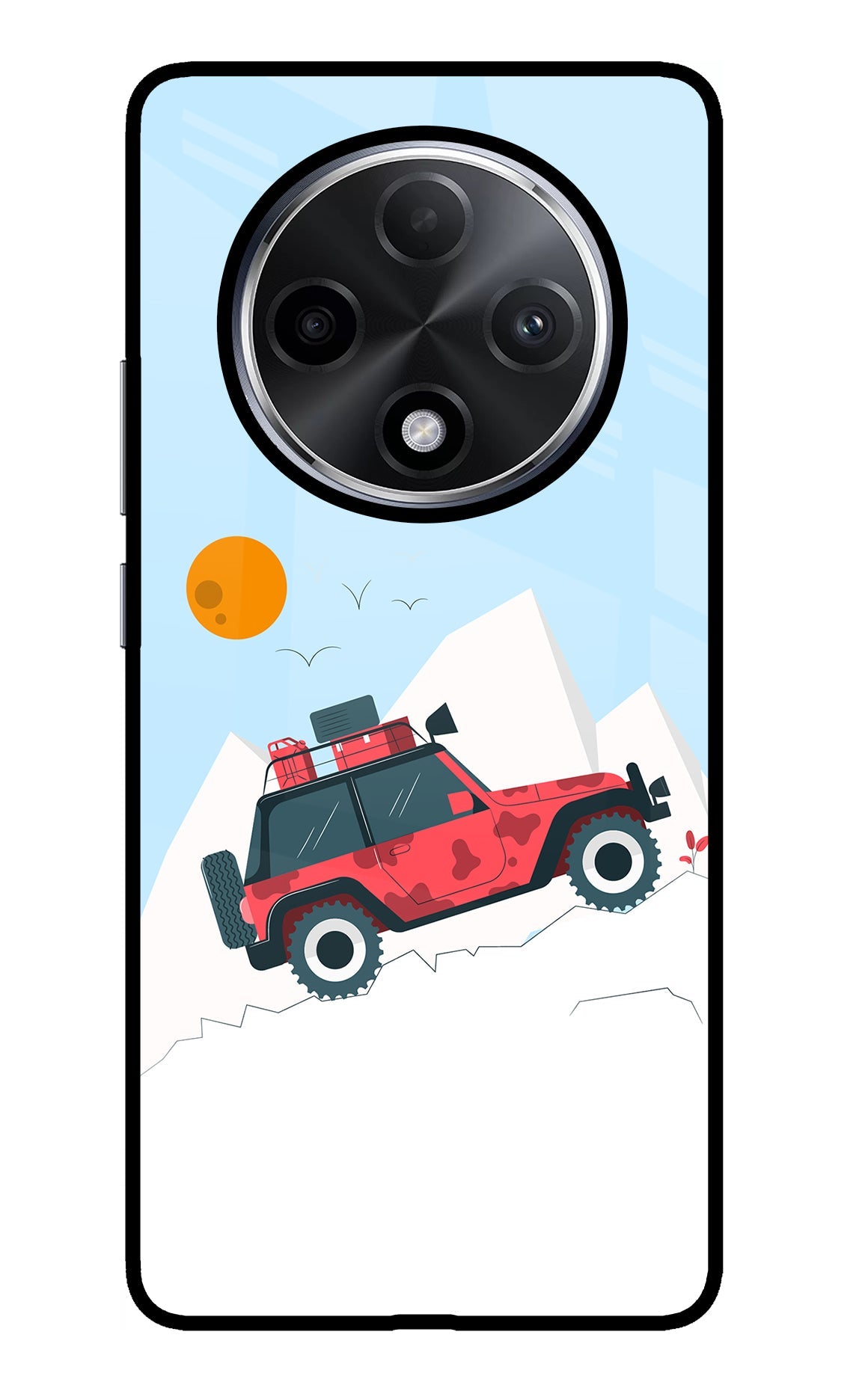 Mountain Trail Beast Oppo F27 Pro Plus Glass Case