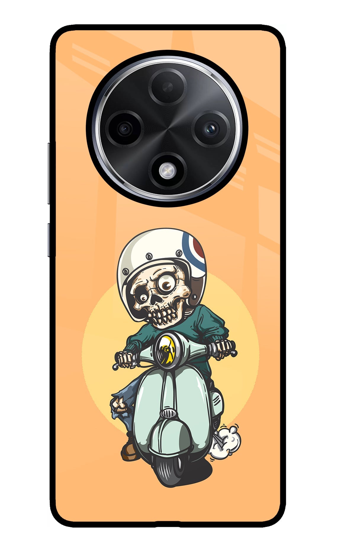 Undead Biker Oppo F27 Pro Plus Glass Case