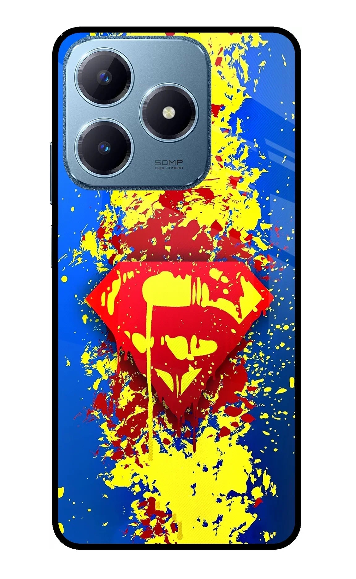 Superman logo Realme C63 Back Cover