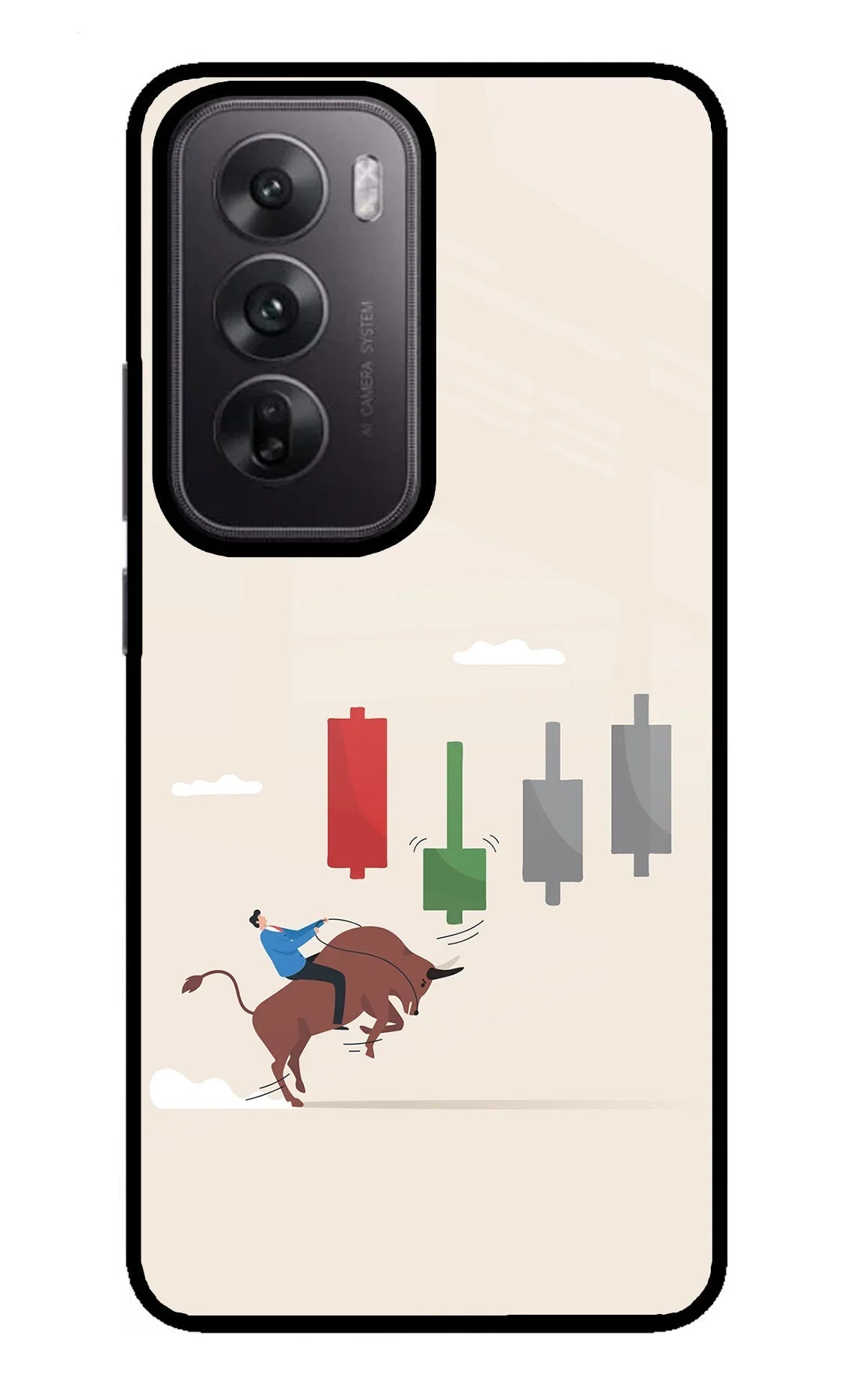 Bull Trading Momentum Oppo Reno12 5G Back Cover