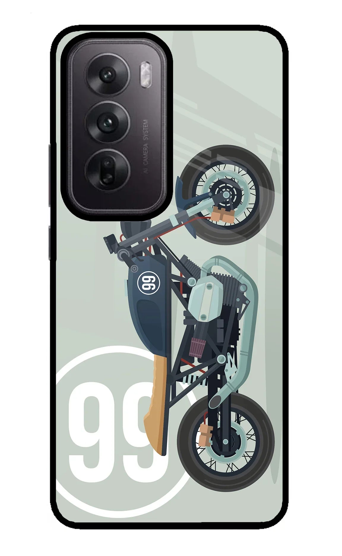 Classic Cafe Racer 99 Oppo Reno12 5G Back Cover