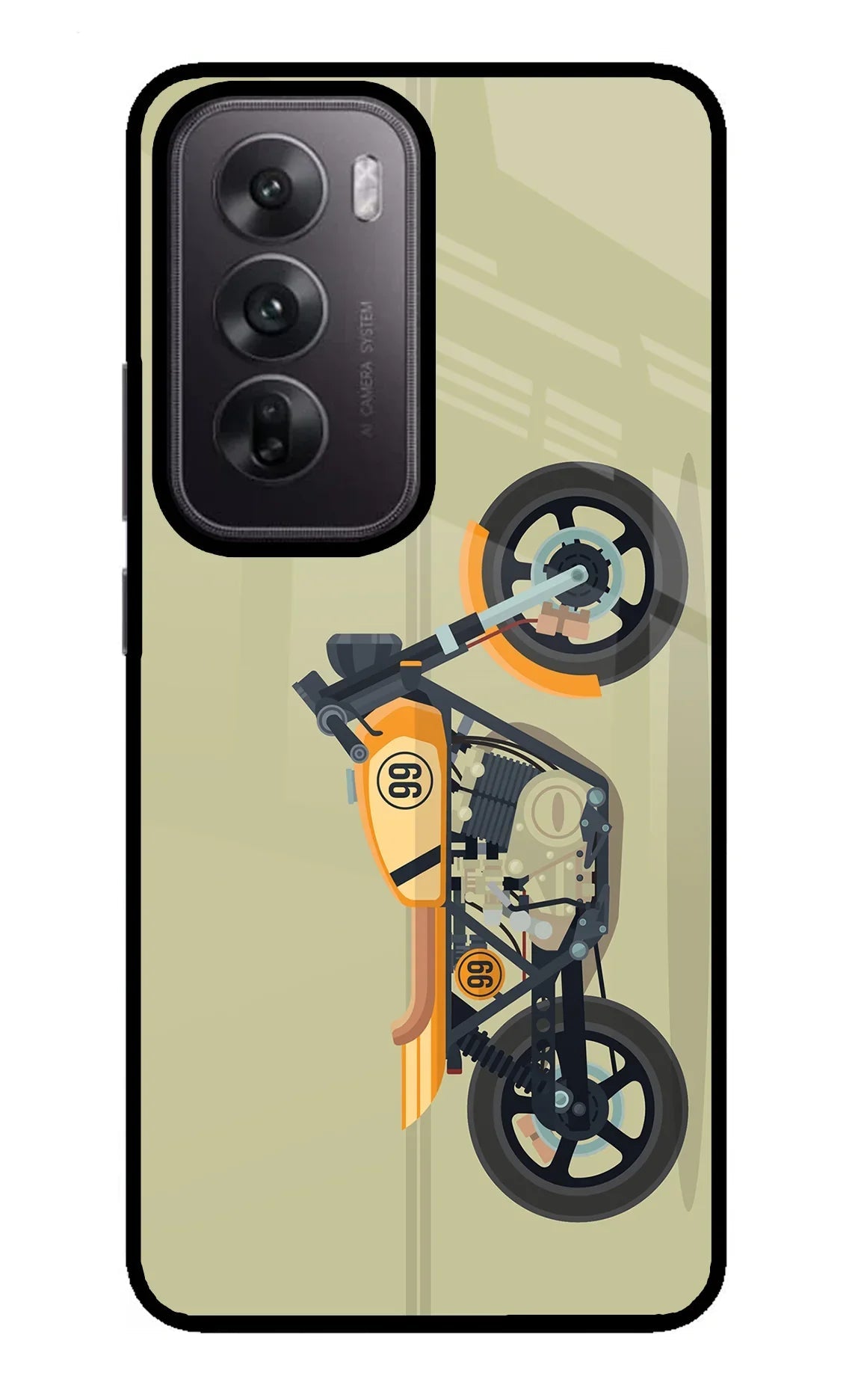 Vertical Speedster Oppo Reno12 5G Glass Case