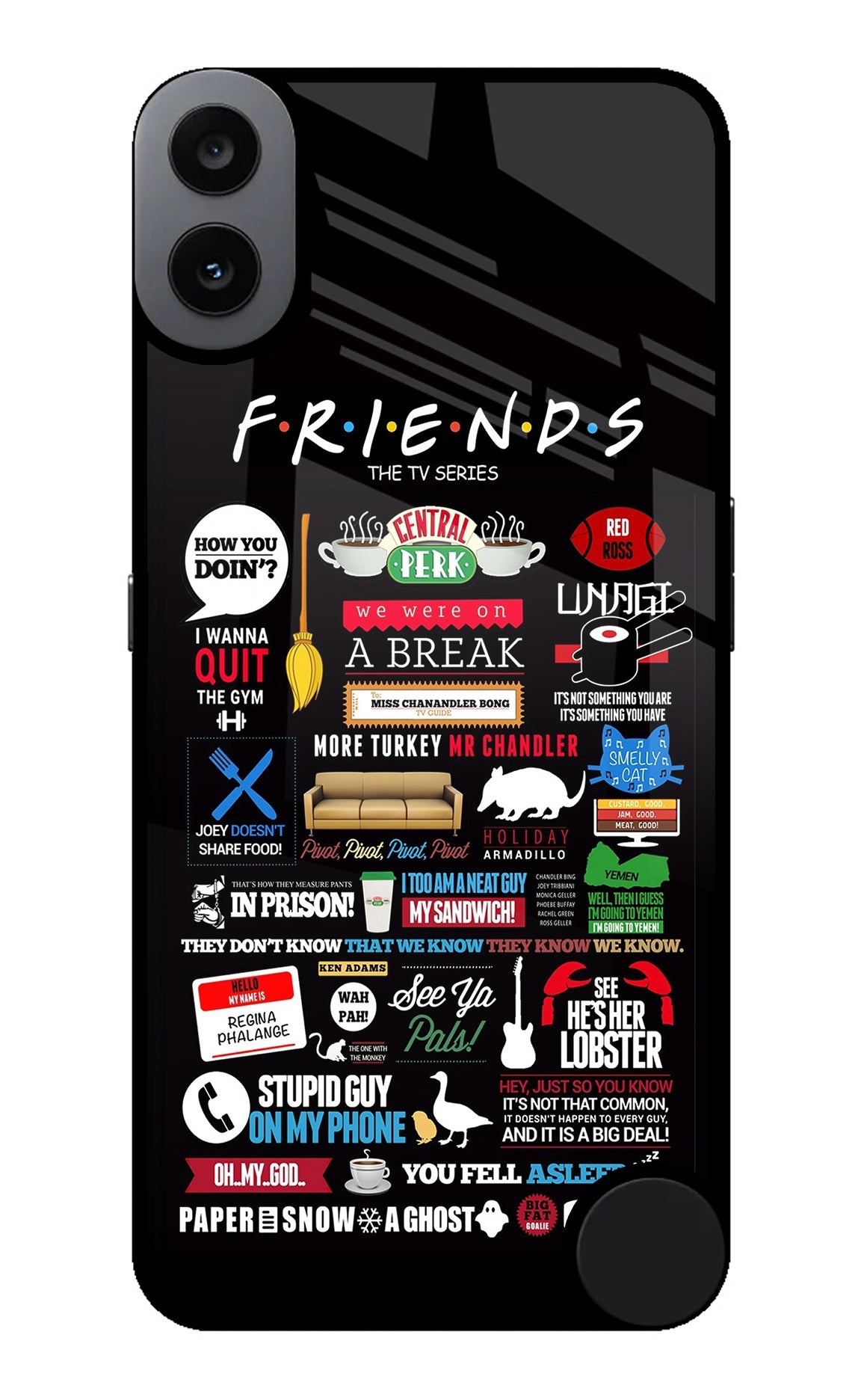 FRIENDS CMF by Nothing Phone 1 Back Cover