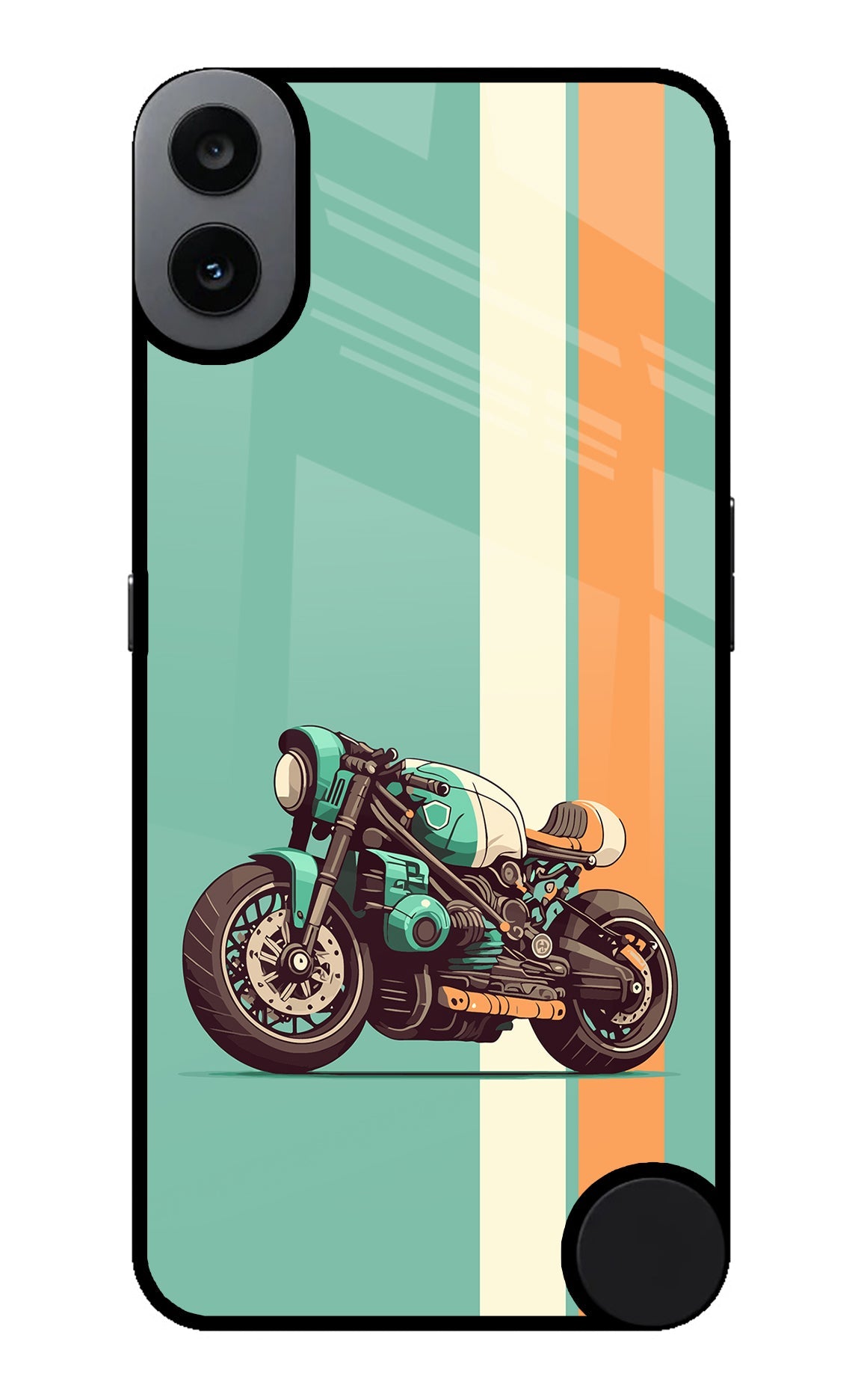Striped Moto Drift CMF by Nothing Phone 1 Back Cover