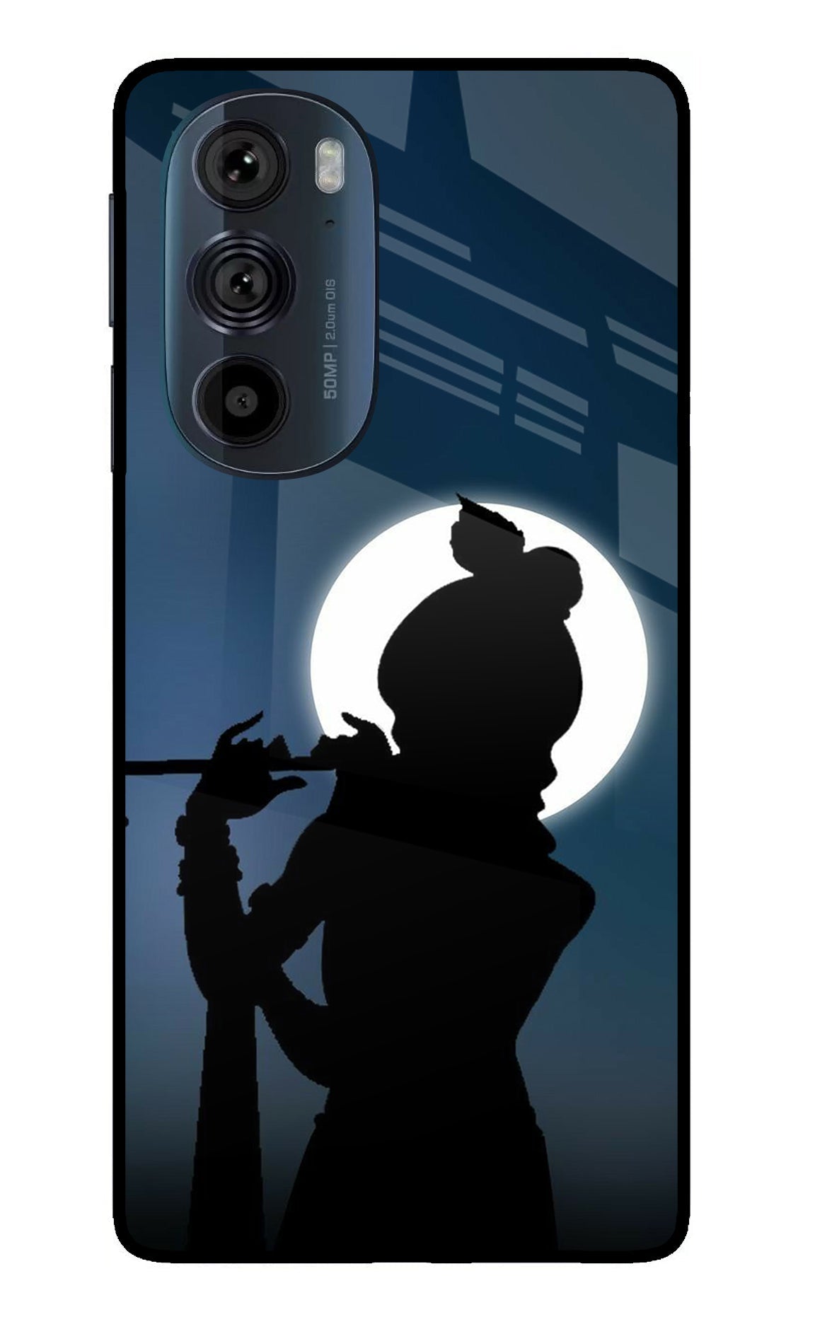 Shri Krishna Silhouette Moto Edge 30 Pro Back Cover