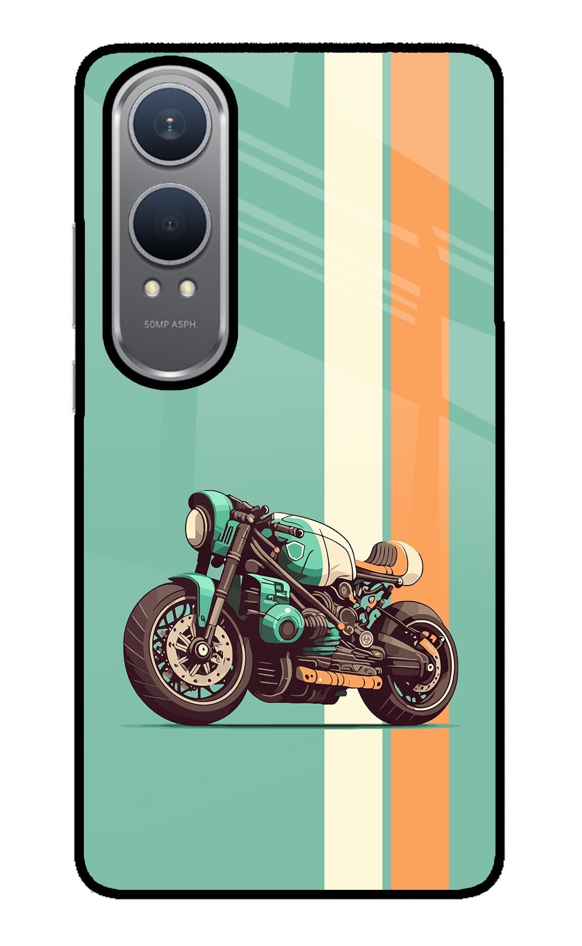 Striped Moto Drift OnePlus Nord CE4 Lite Back Cover