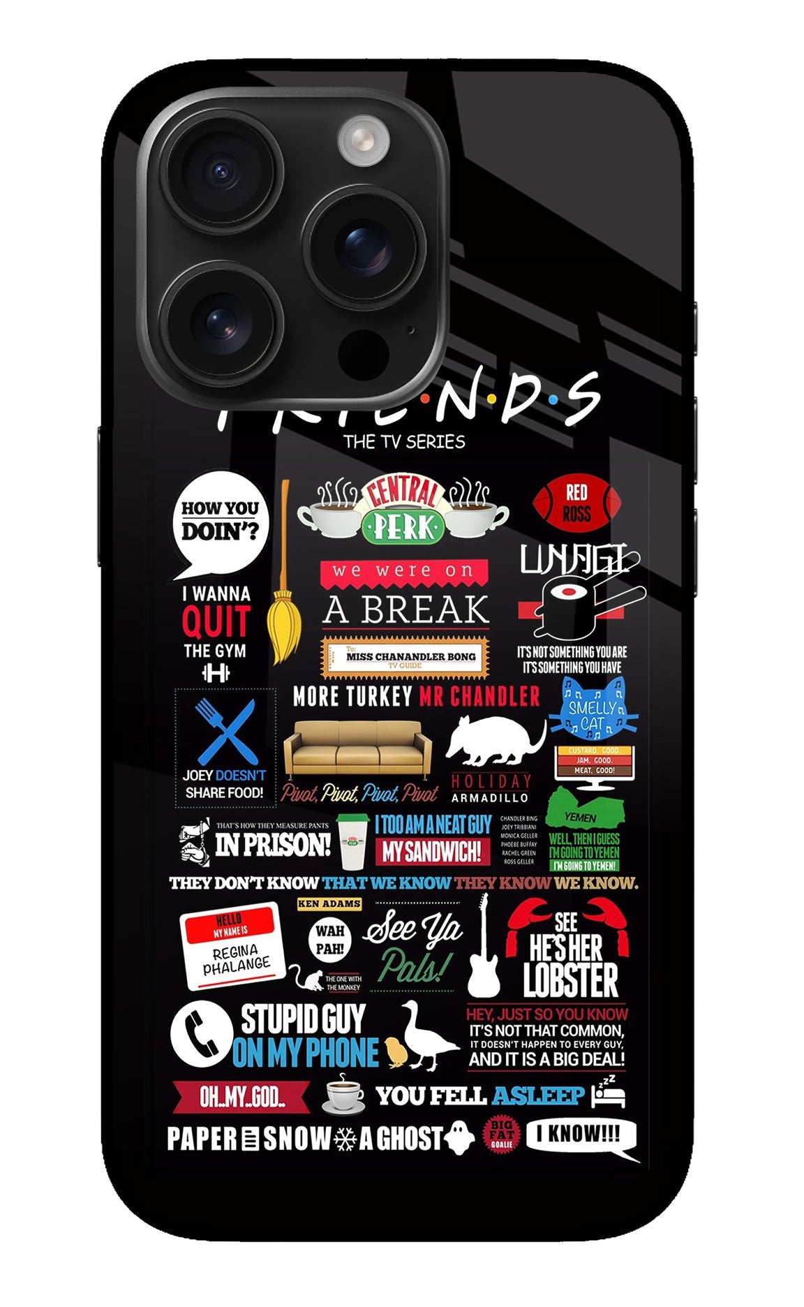 FRIENDS iPhone 16 Pro Back Cover