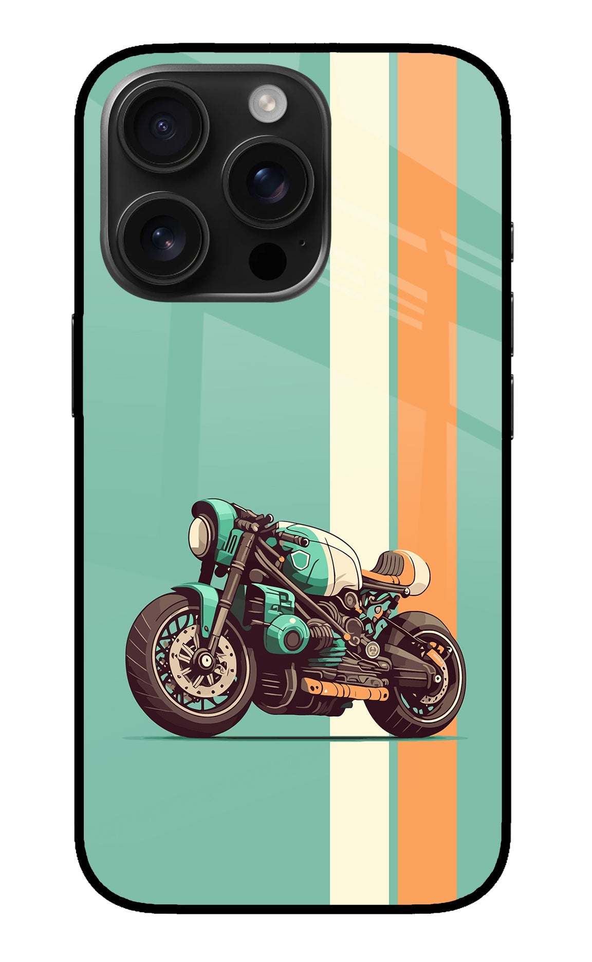 Striped Moto Drift iPhone 16 Pro Back Cover