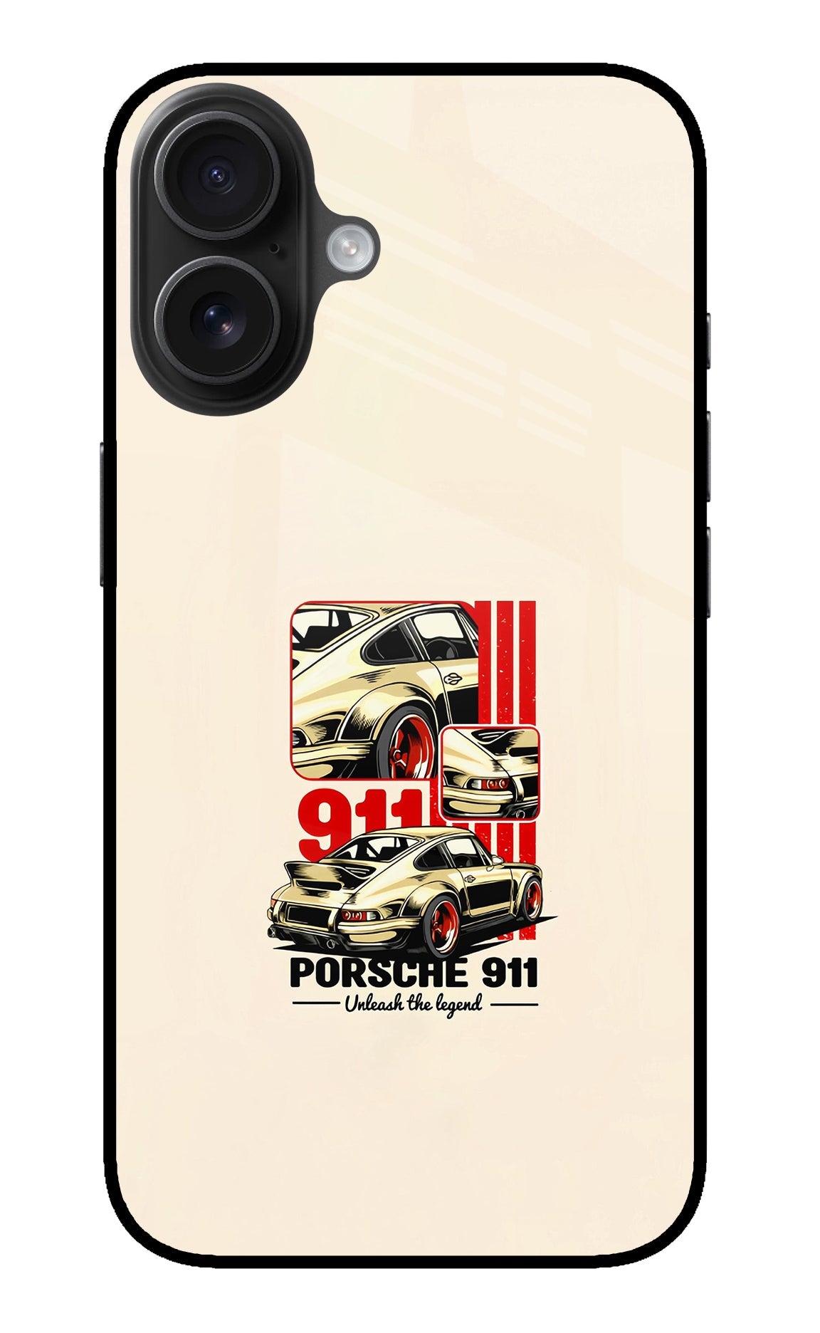 Classic Porsche 911 iPhone 16 Plus Back Cover