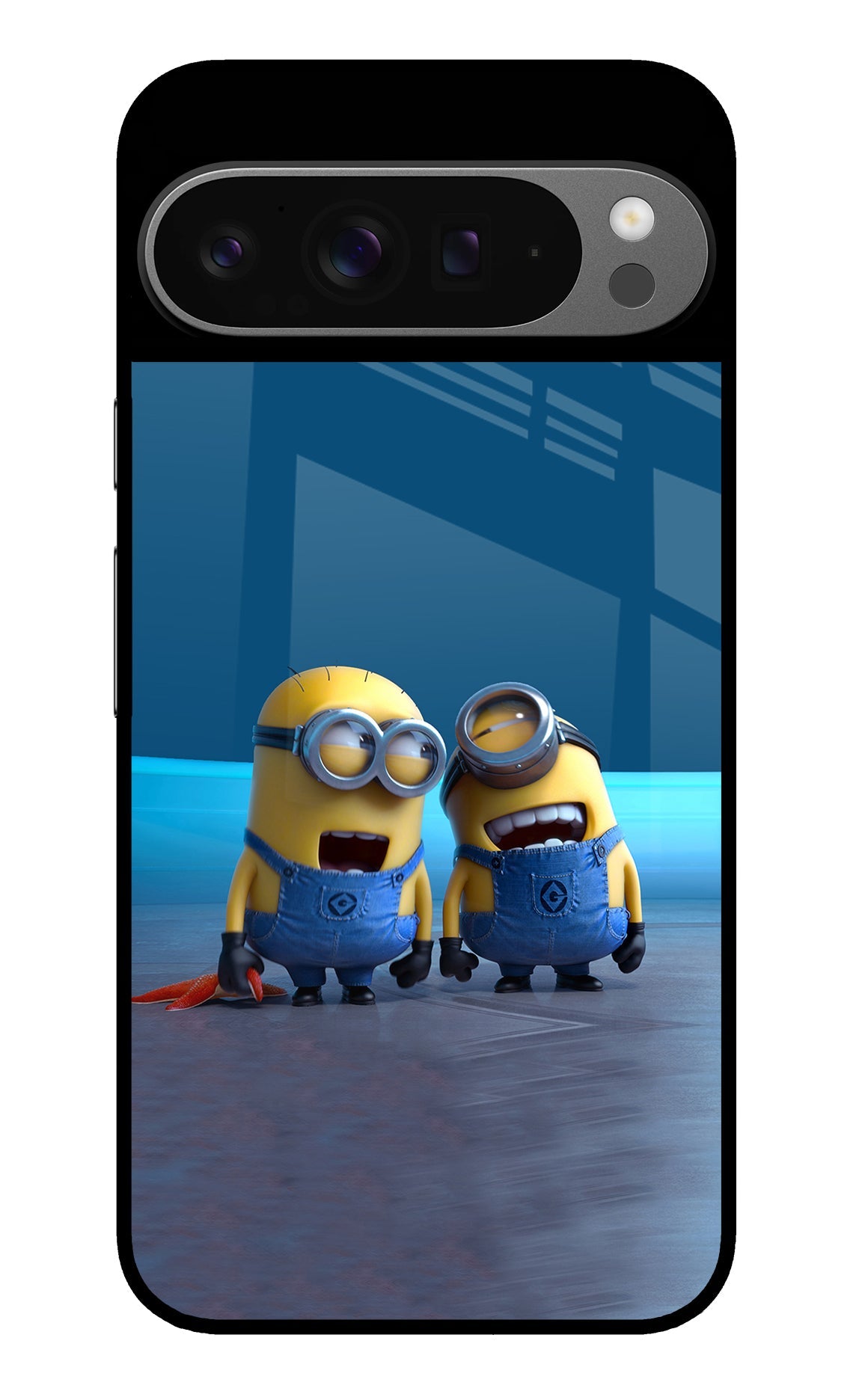 Minion Laughing Google Pixel 9 Pro Back Cover