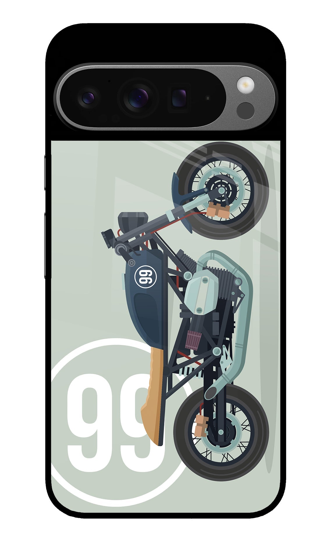 Classic Cafe Racer 99 Google Pixel 9 Pro Back Cover