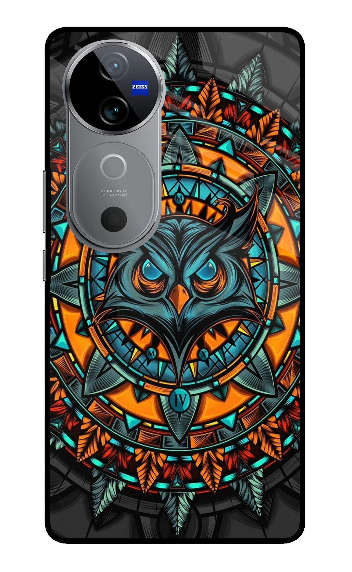 Angry Owl Art Vivo V40 5G Back Cover