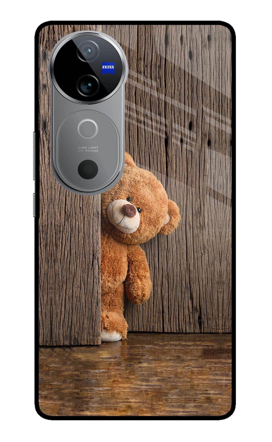 Teddy Wooden Vivo V40 5G Back Cover