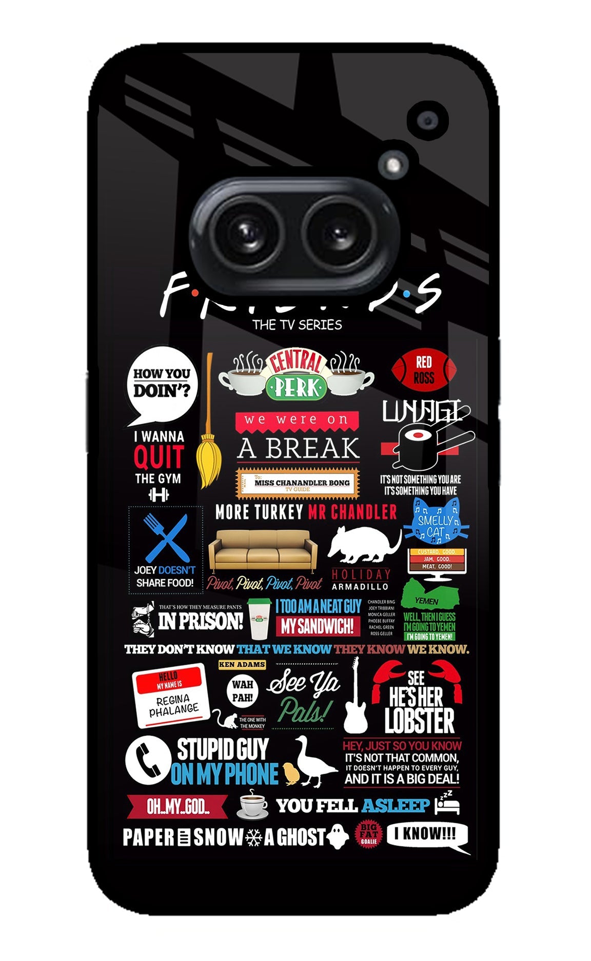FRIENDS Nothing Phone 2A Plus Back Cover