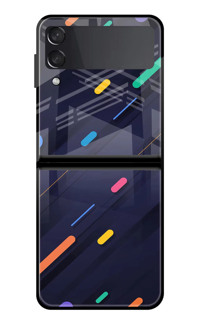 Abstract Design Samsung Galaxy Z Flip4 Back Cover