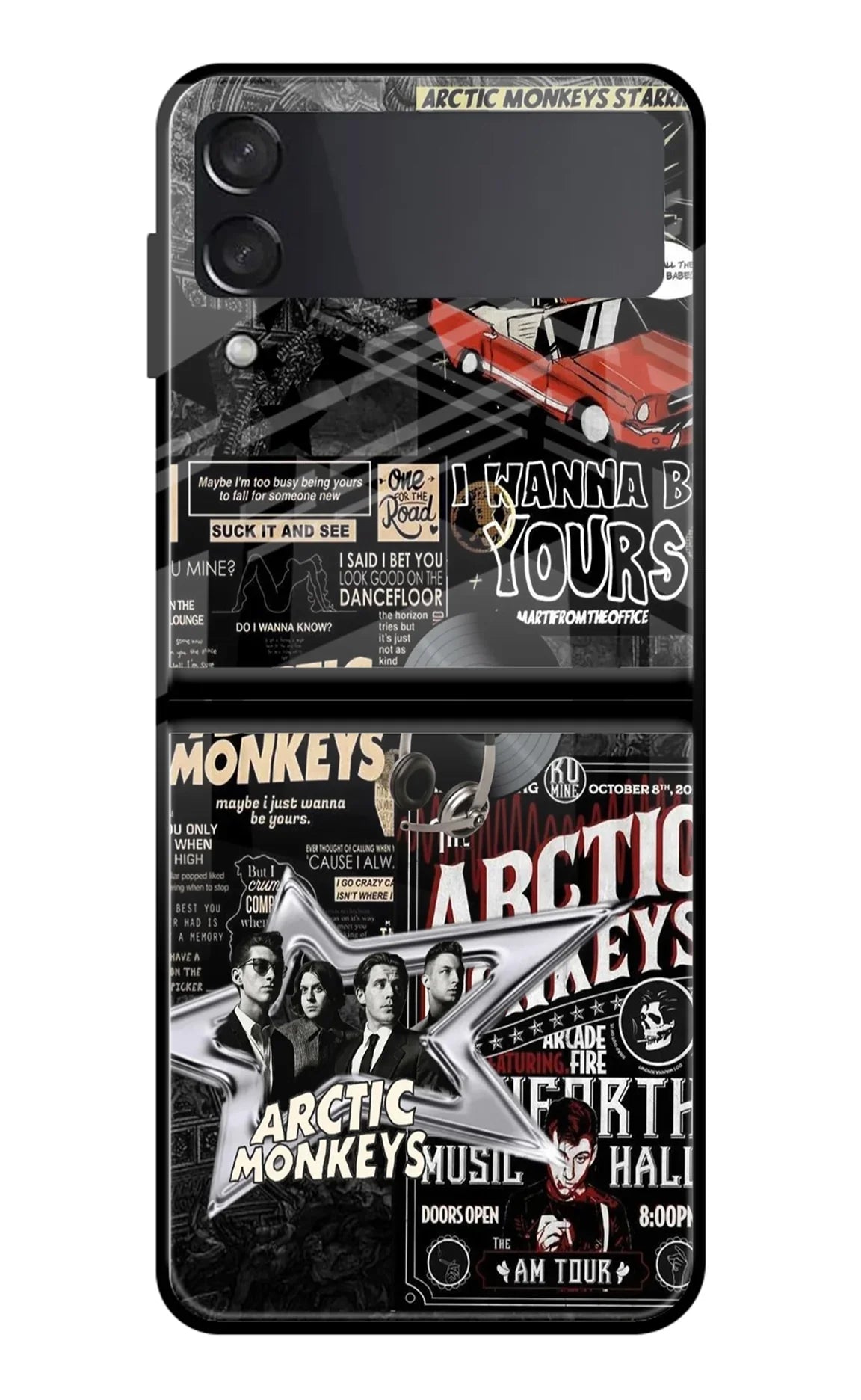 Arctic Monkeys Samsung Galaxy Z Flip4 Glass Case