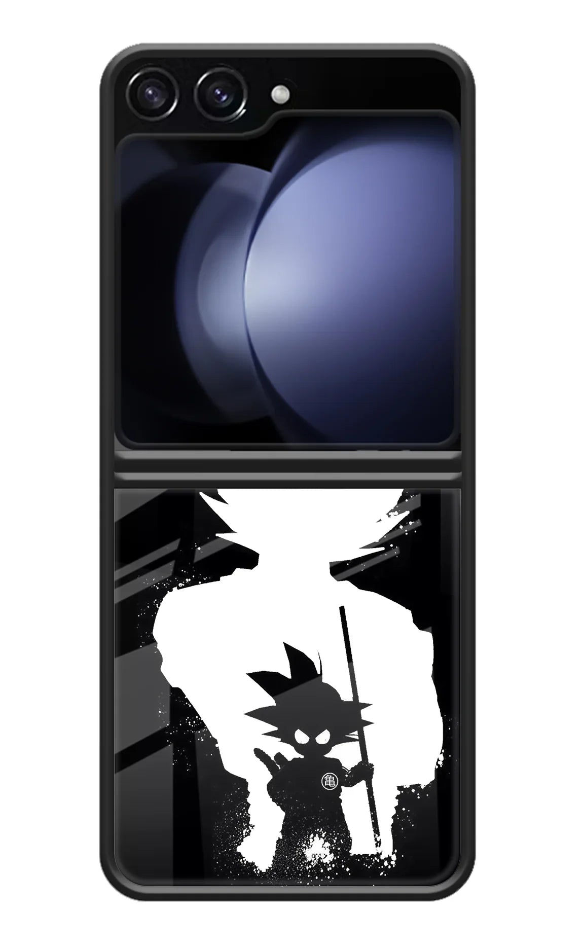 Goku Shadow Samsung Galaxy Z Flip5 Glass Case