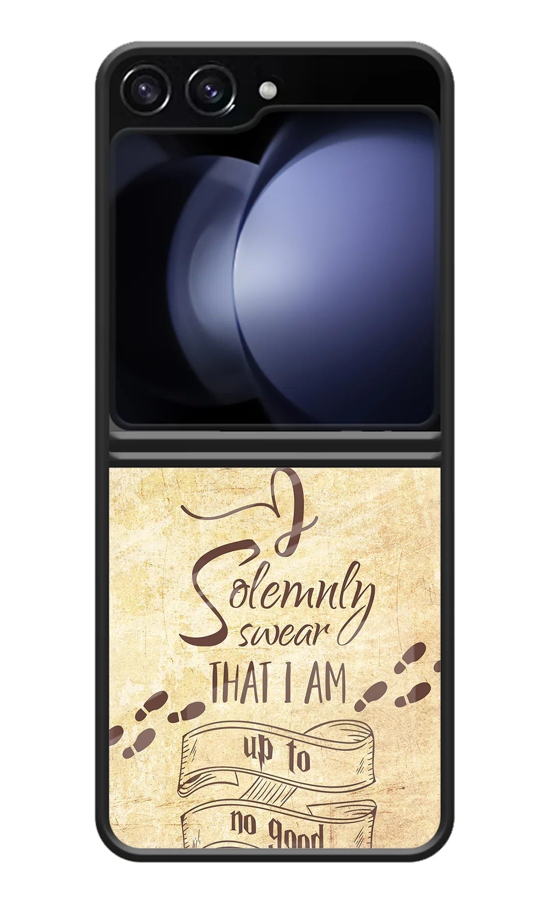 I Solemnly swear that i up to no good Samsung Galaxy Z Flip5 Glass Case