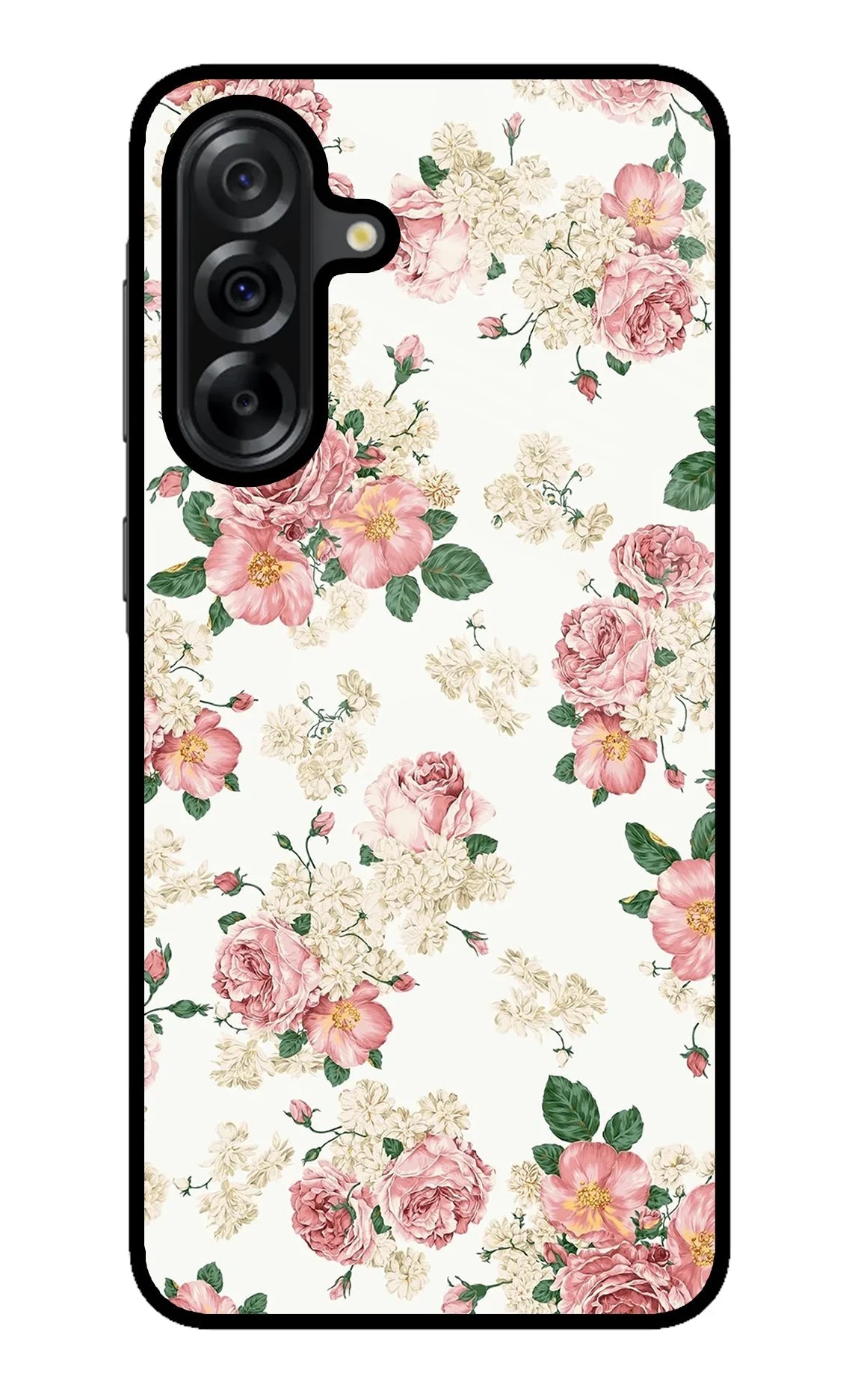 Flowers Samsung A36 5G Glass Case