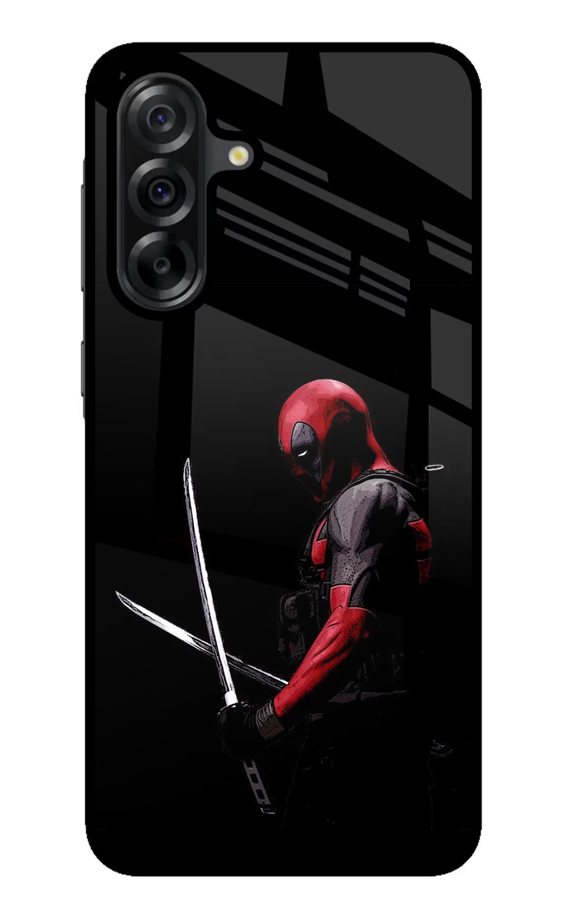 Deadpool Samsung A36 5G Glass Case
