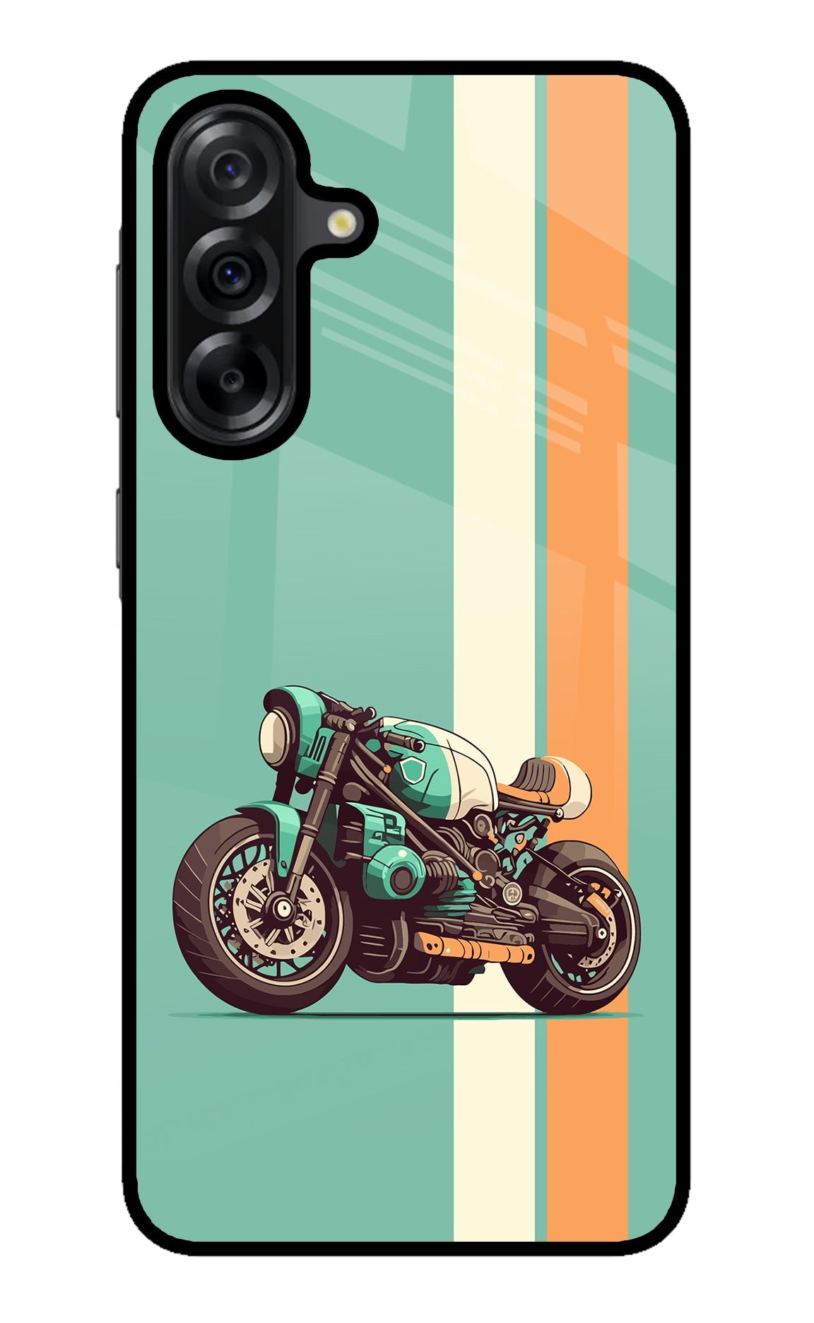 Striped Moto Drift Samsung A36 5G Back Cover