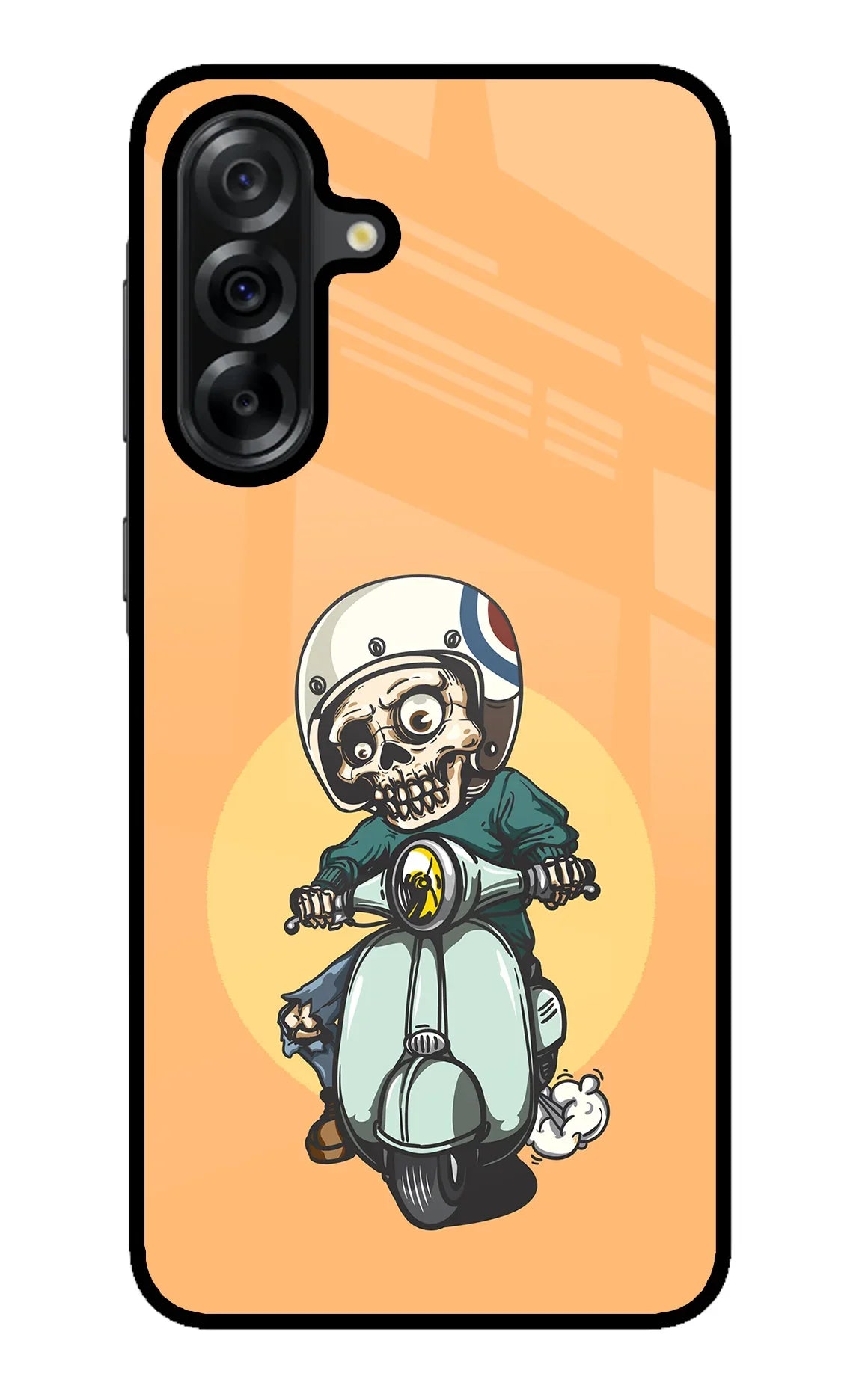 Undead Biker Samsung A36 5G Glass Case