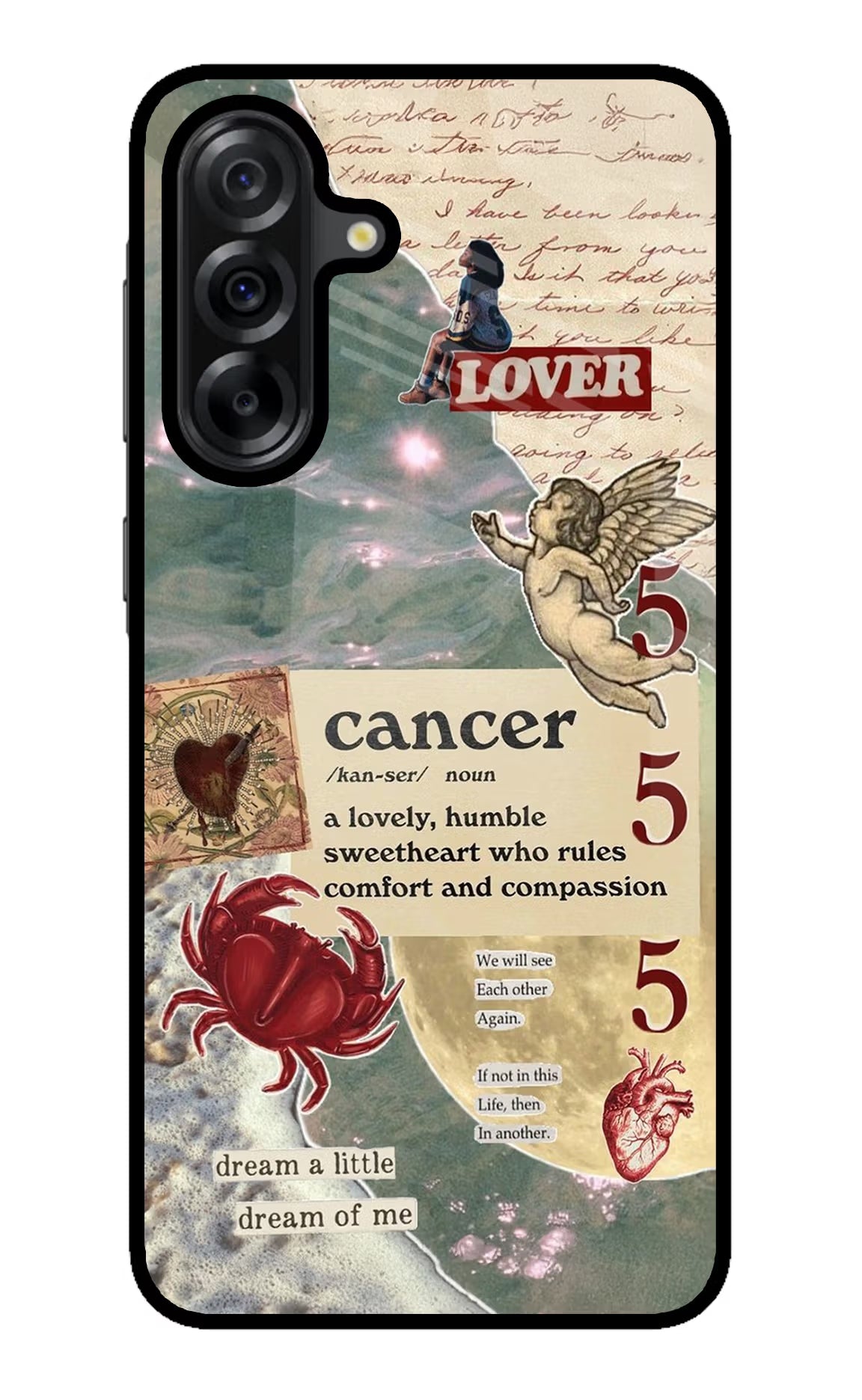 Cancer Zodiac Samsung A36 5G Glass Case