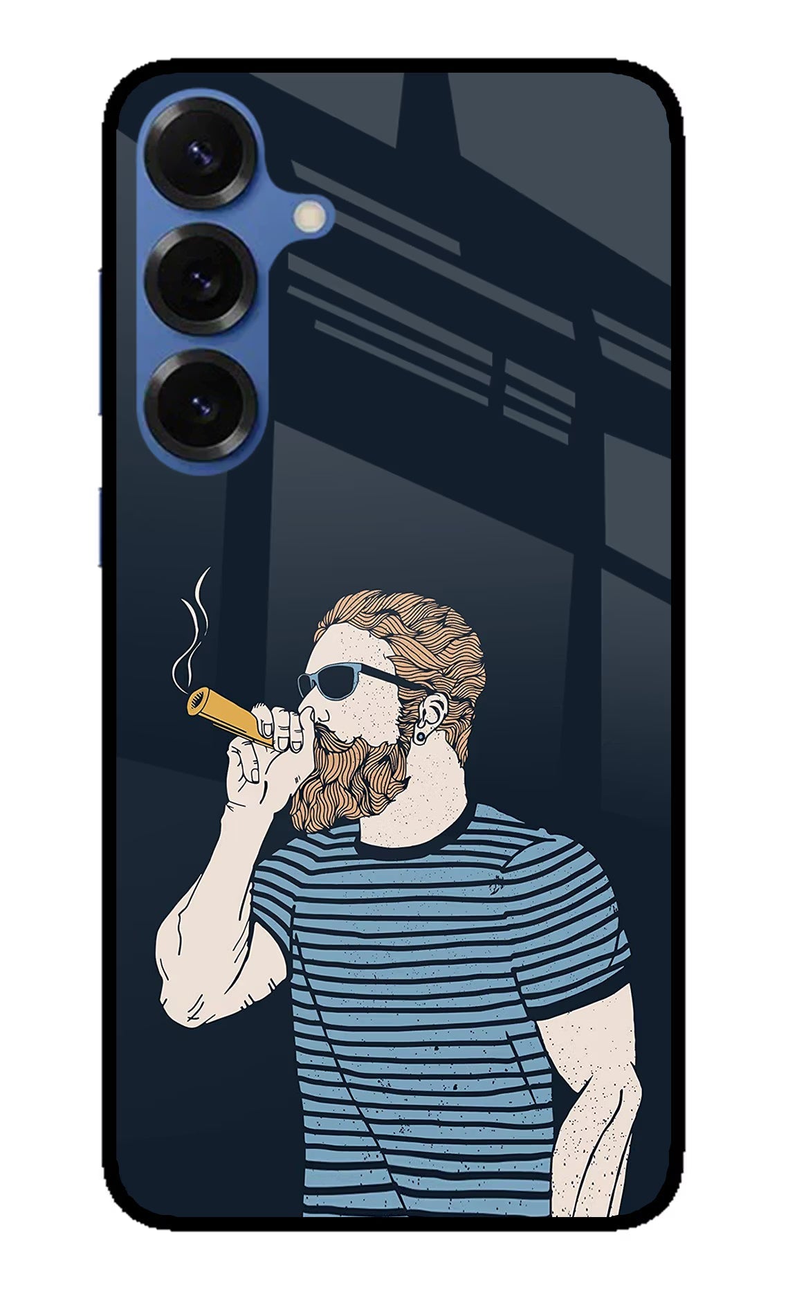 Smoking Samsung S25 Glass Case
