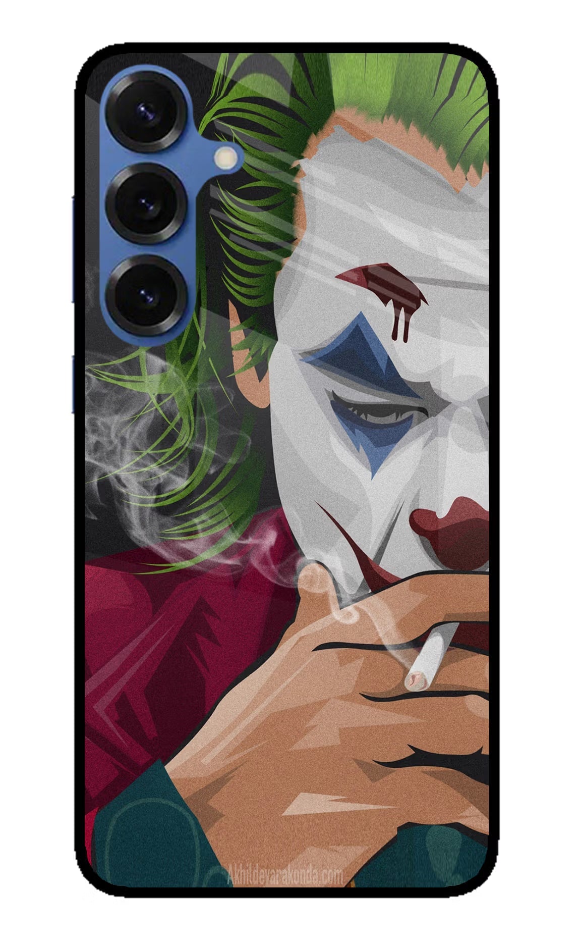Joker Smoking Samsung S25 Glass Case