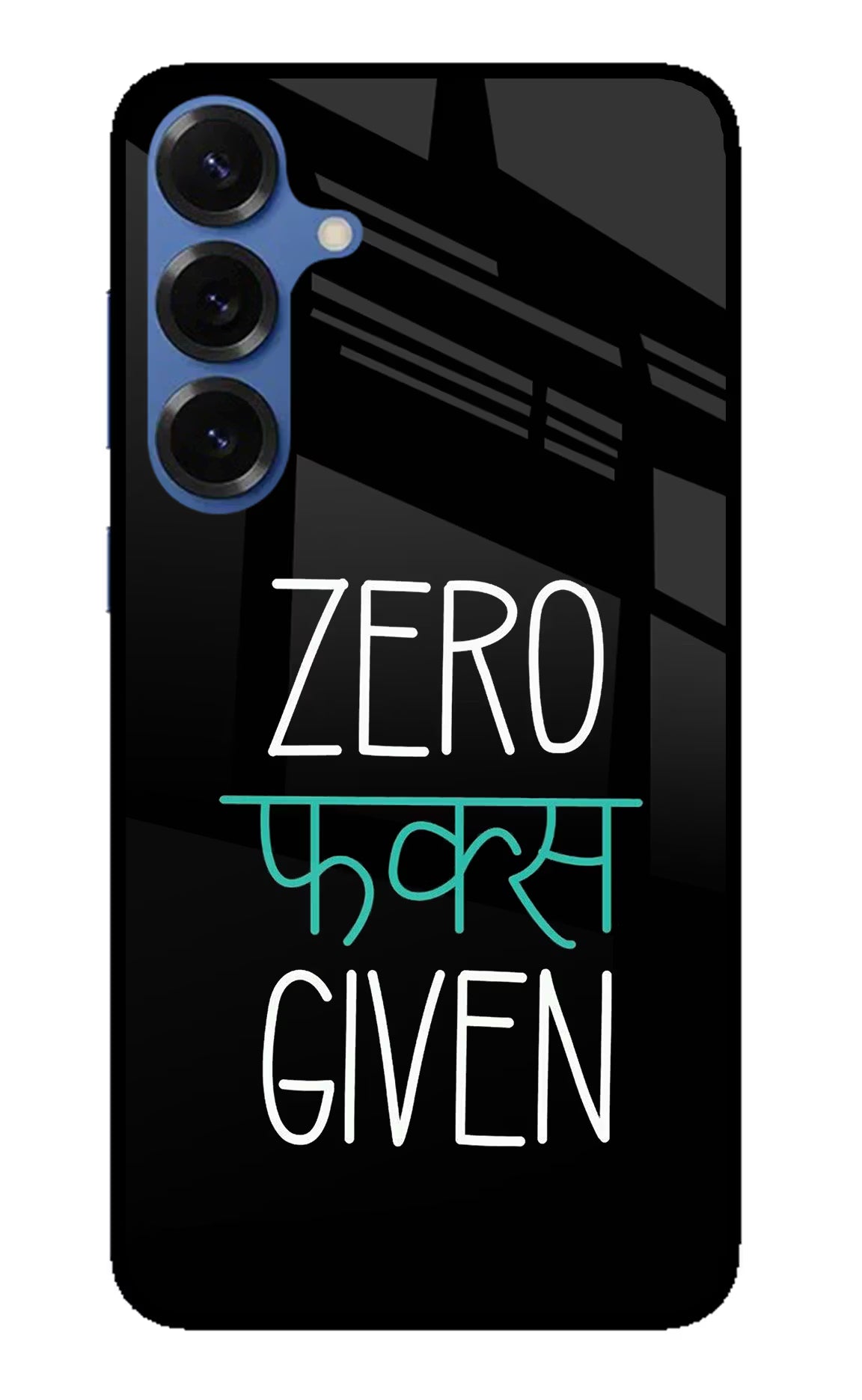 Zero Fucks Given Samsung S25 Glass Case
