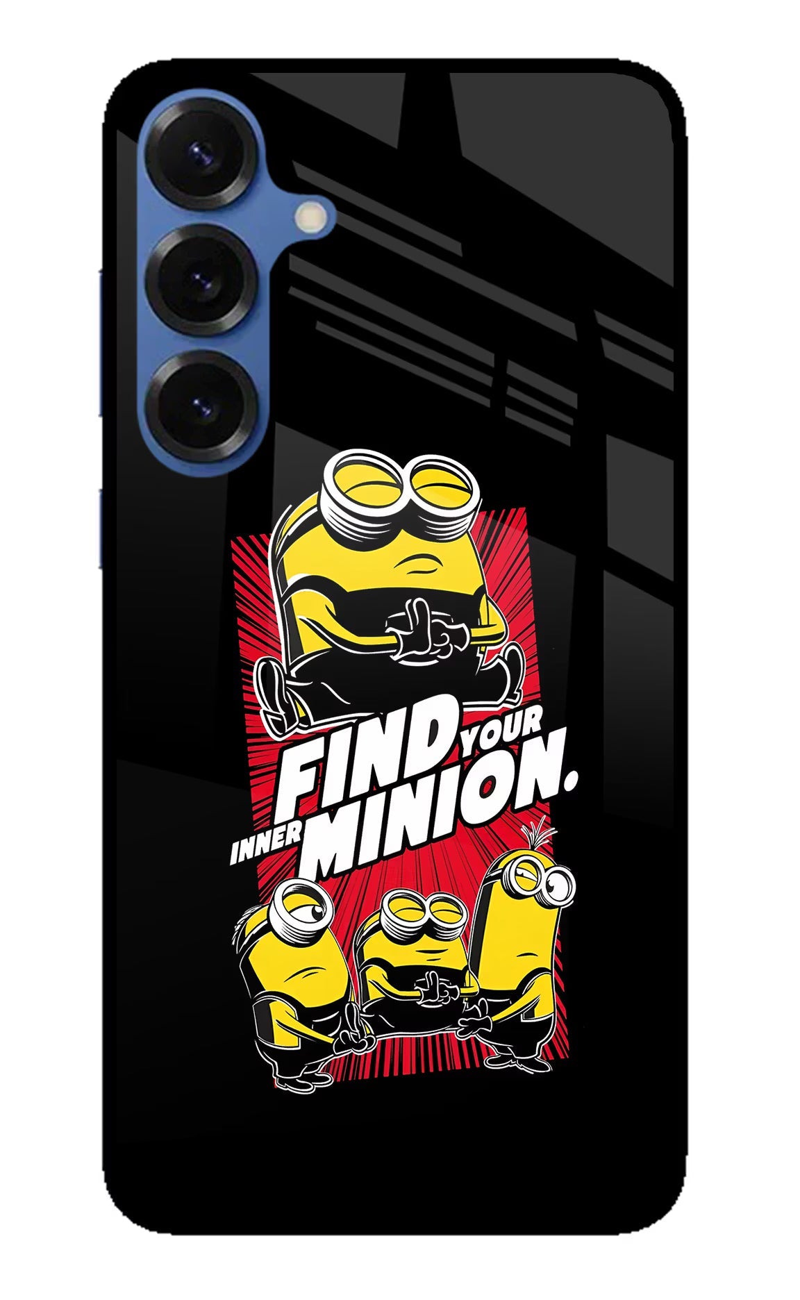 Find your inner Minion Samsung S25 Glass Case