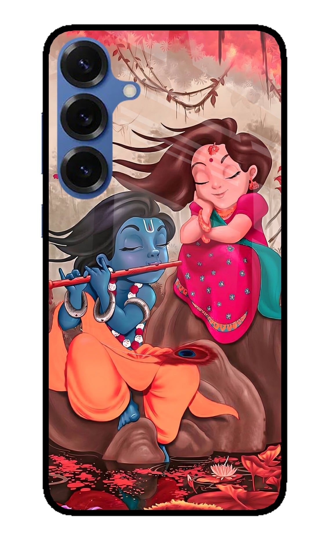 Radhe Krishna Samsung S25 Back Cover