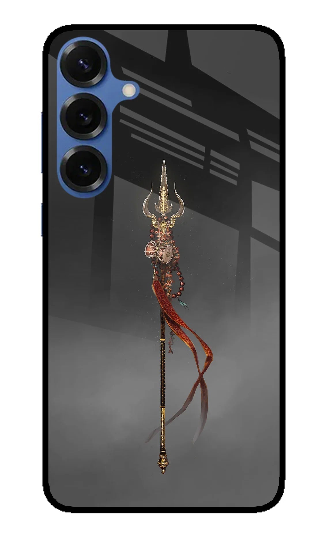 Shiv Trishul Samsung S25 Glass Case