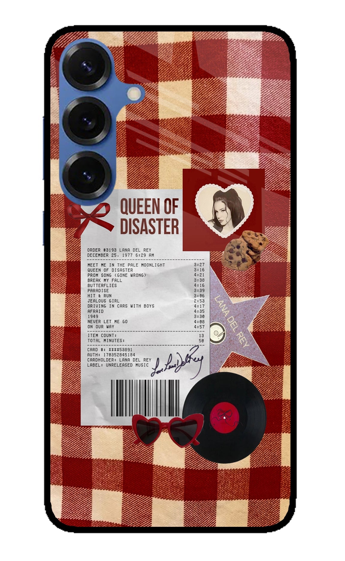 Queen of Disaster Samsung S25 Back Cover