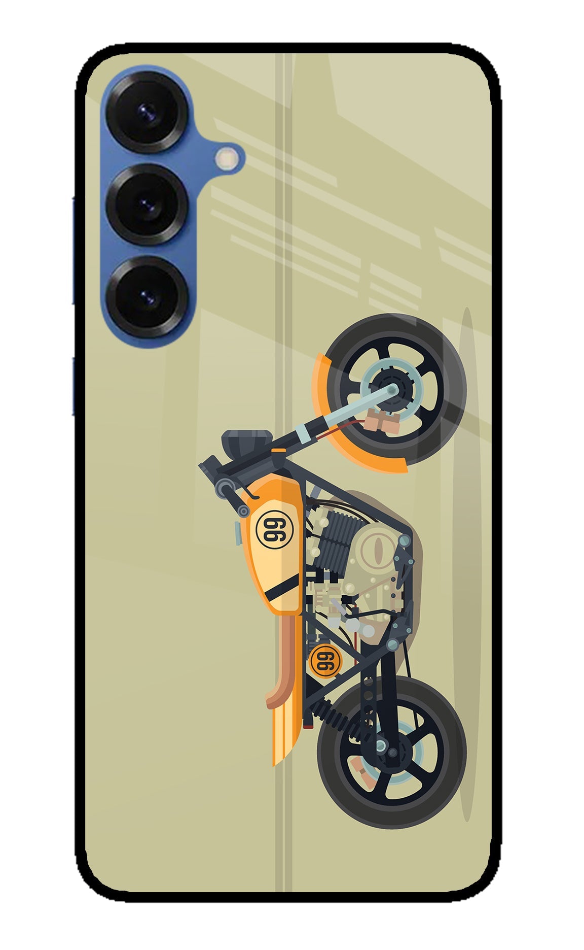 Vertical Speedster Samsung S25 Back Cover