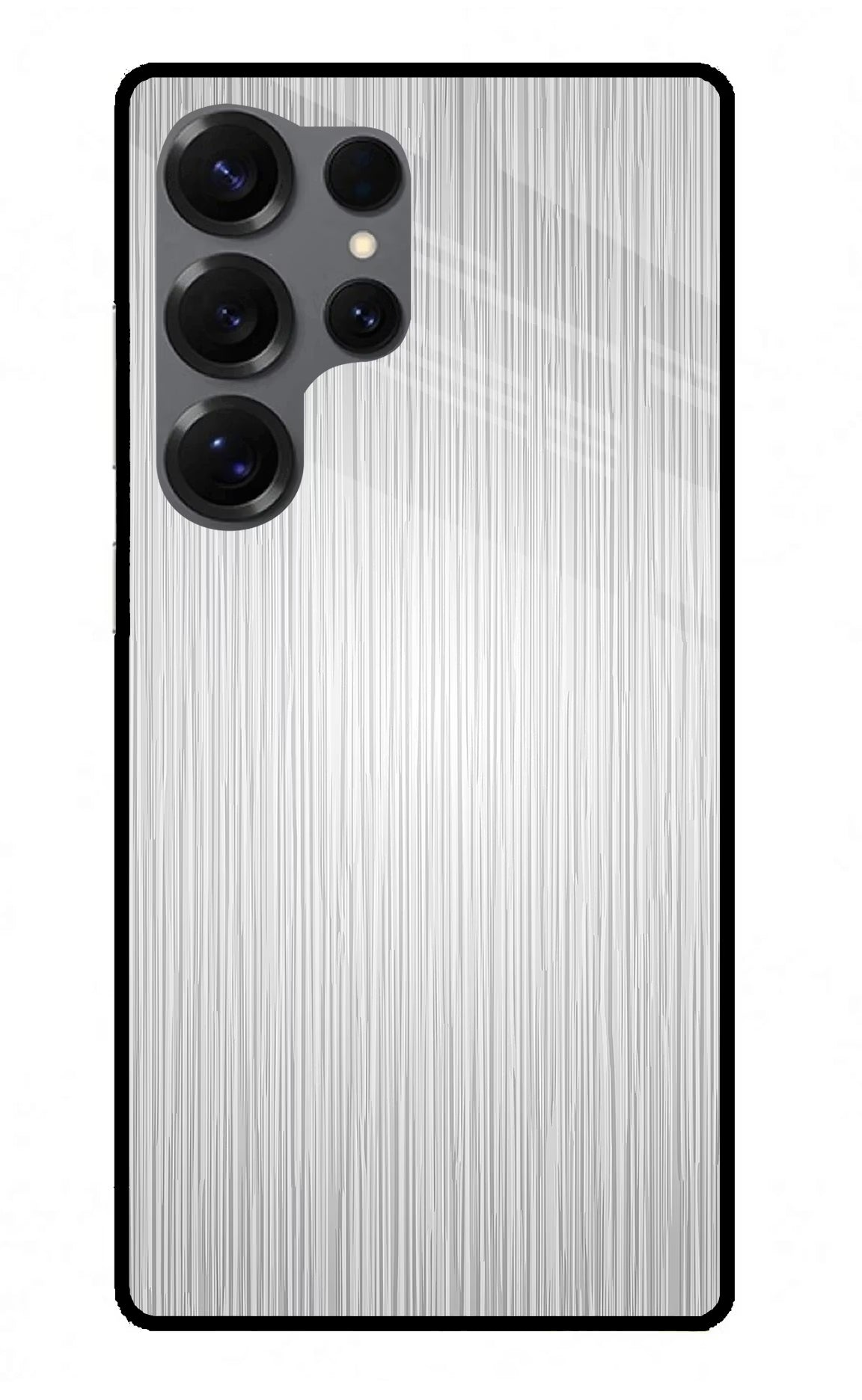 Wooden Grey Texture Samsung S25 Ultra Glass Case