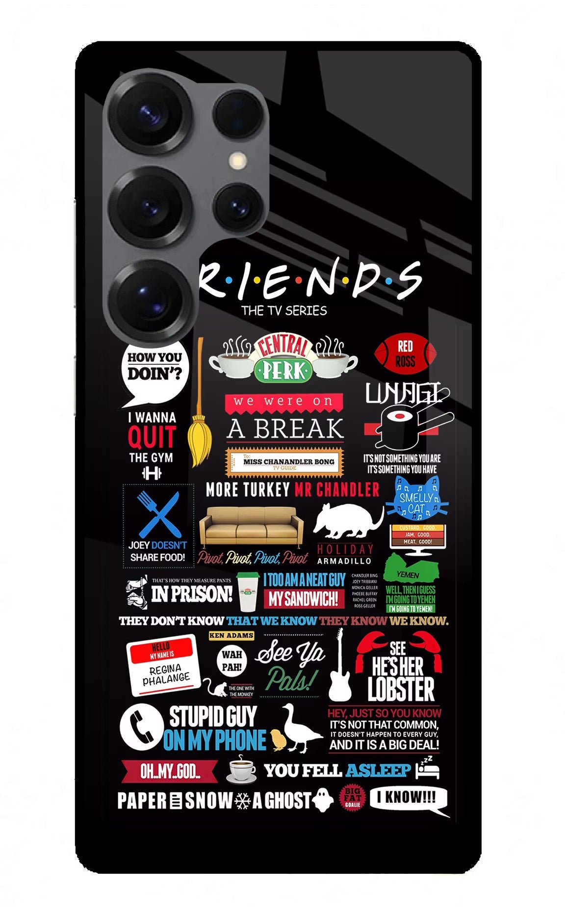 FRIENDS Samsung S25 Ultra Glass Case