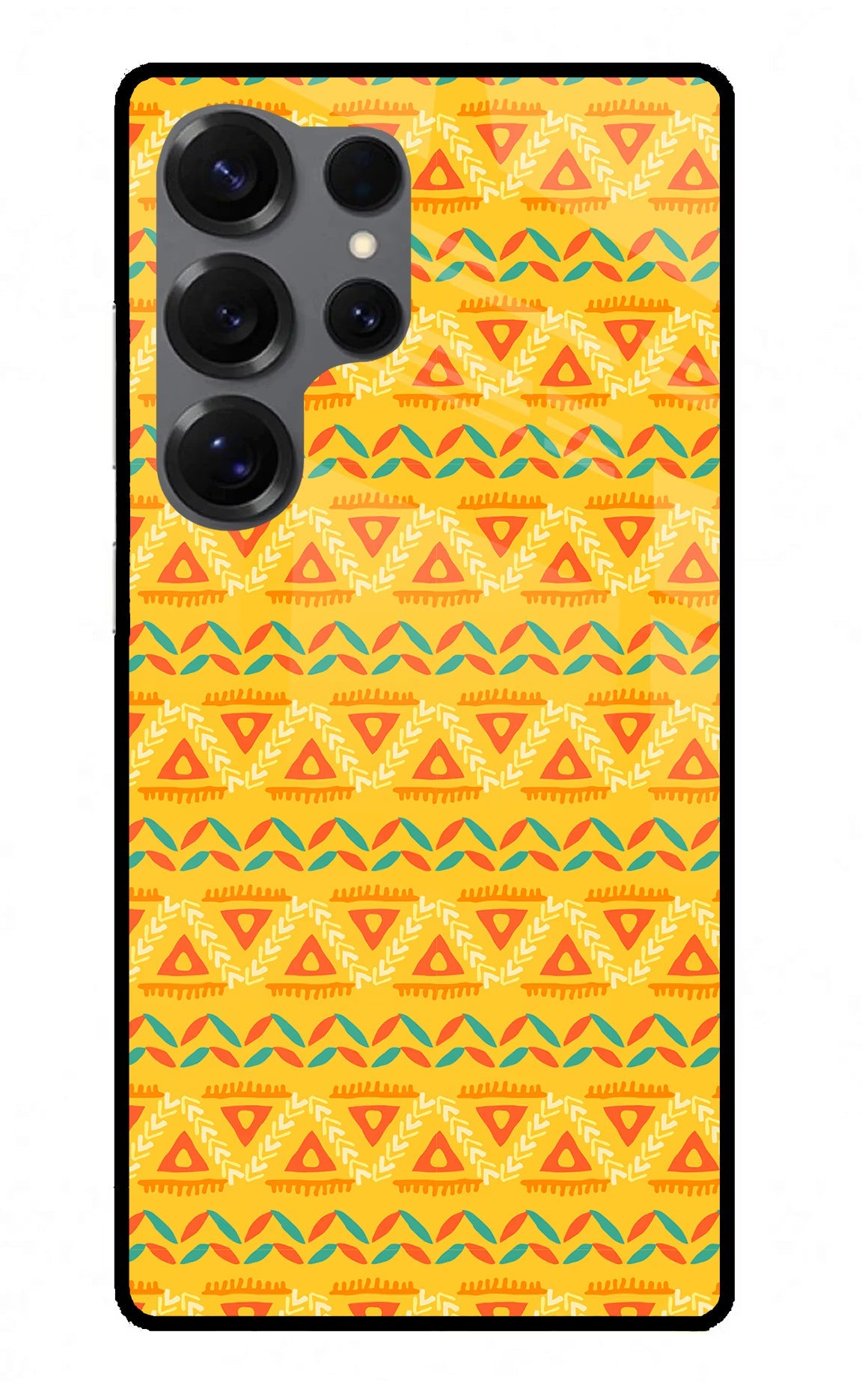 Tribal Pattern Samsung S25 Ultra Glass Case