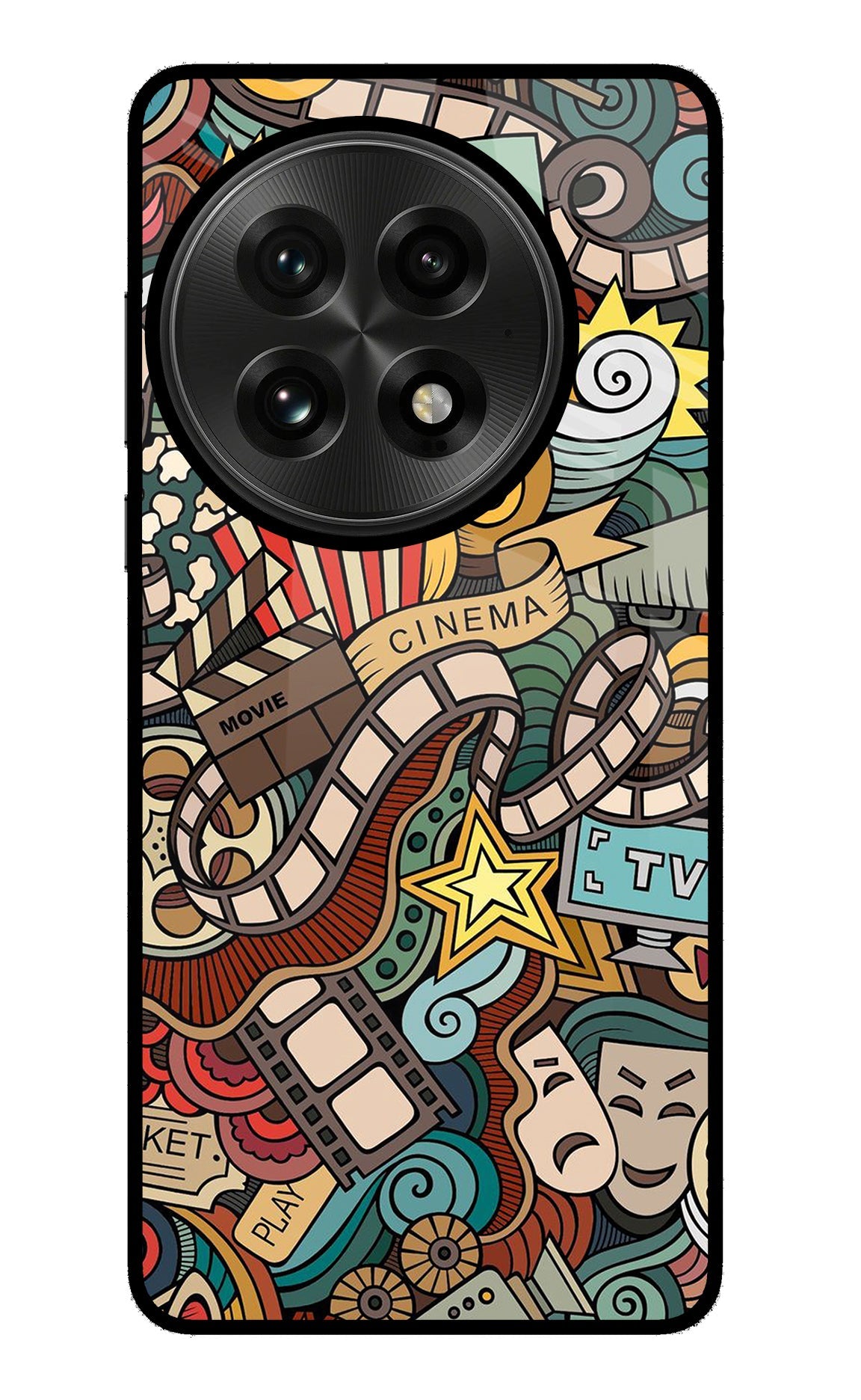 Cinema Abstract OnePlus 13 Back Cover