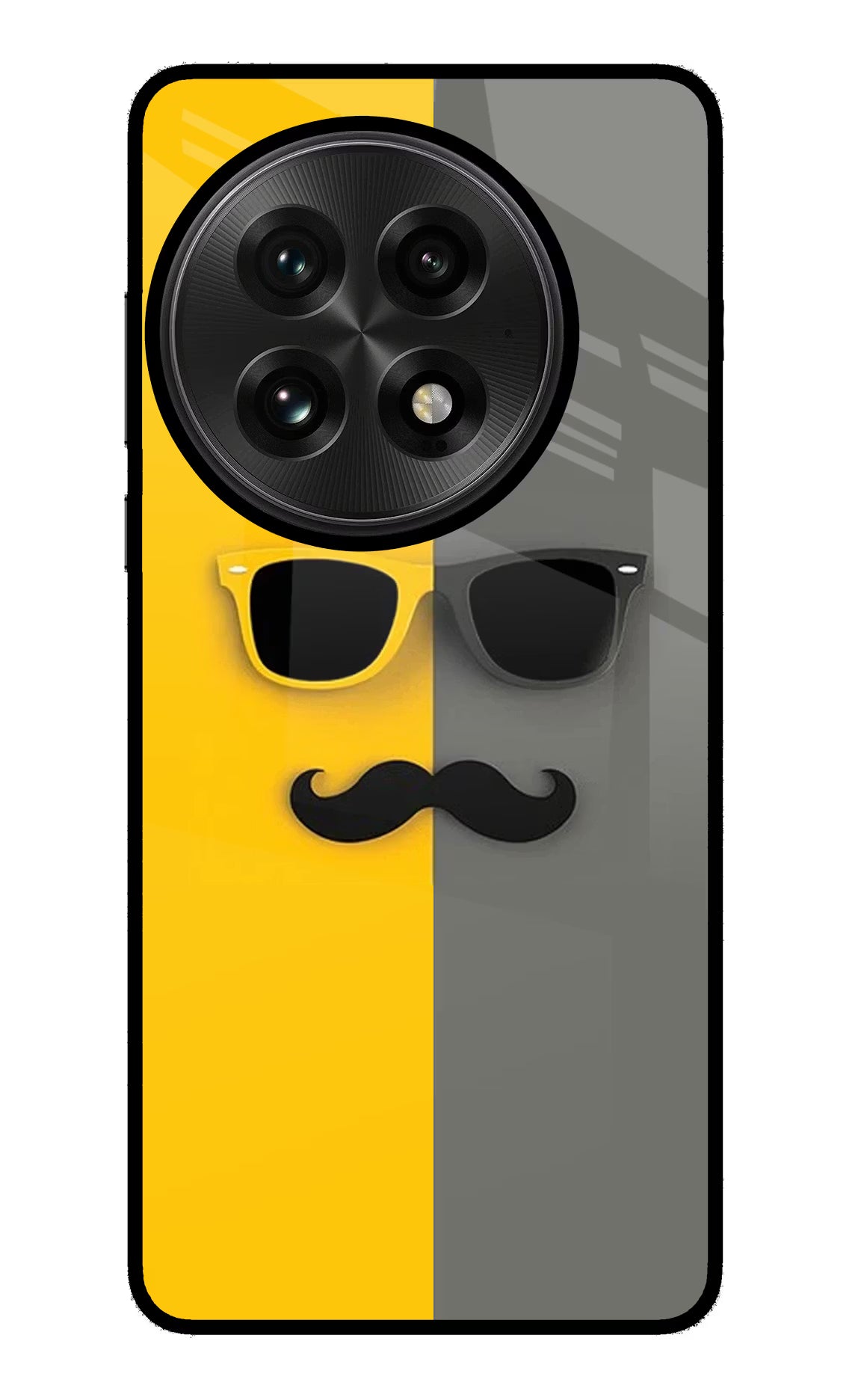 Sunglasses with Mustache OnePlus 13 Back Cover