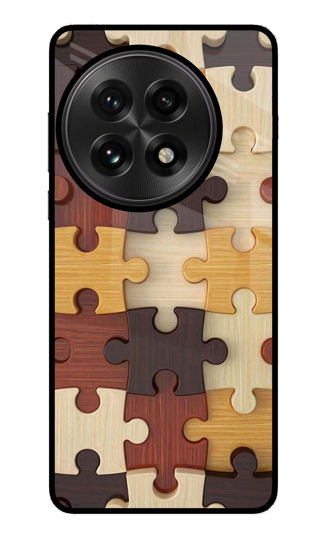Wooden Puzzle OnePlus 13 Back Cover