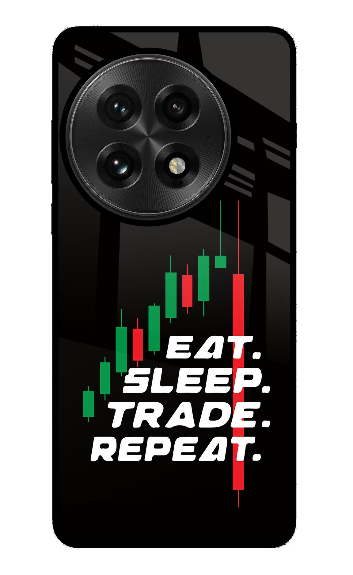 Eat Sleep Trade Repeat OnePlus 13 Back Cover