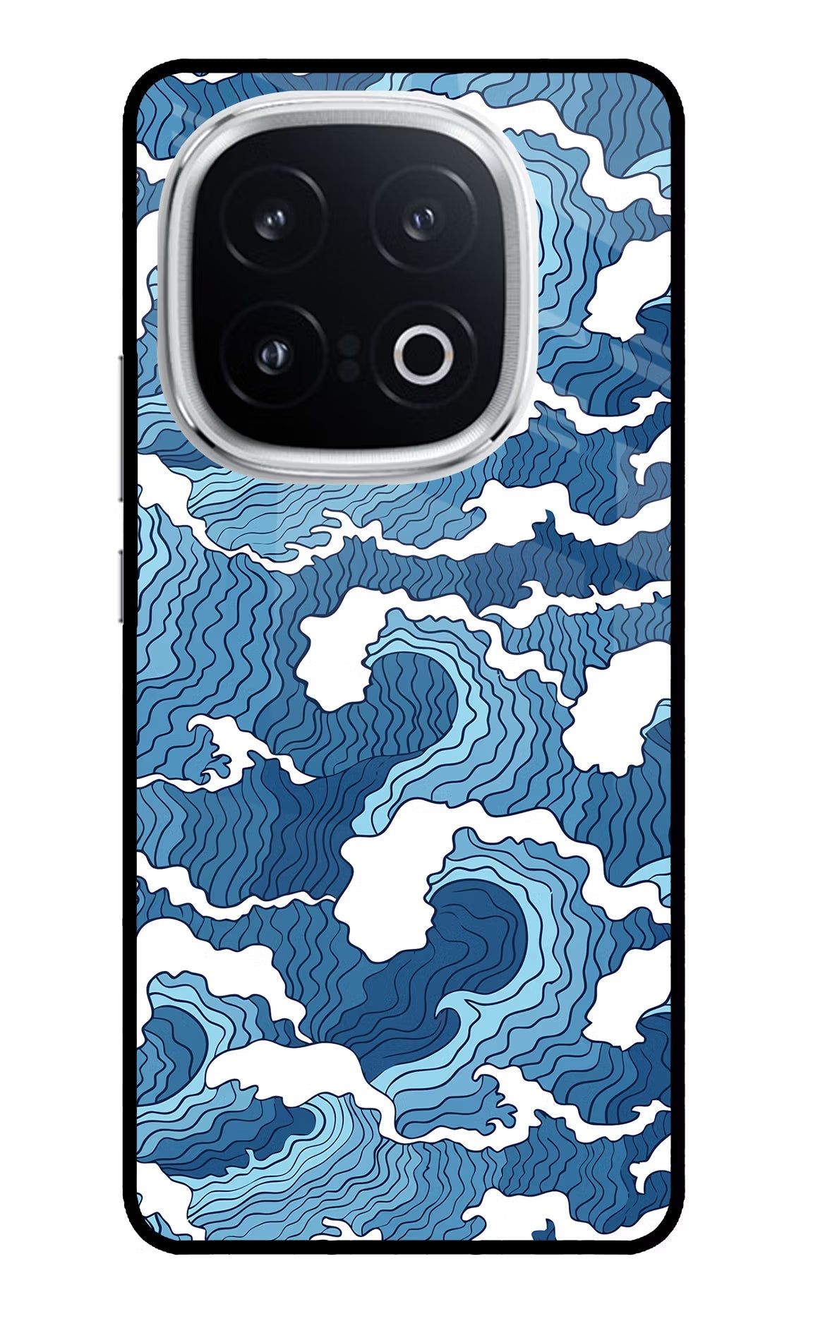 Blue Waves iQOO 13 5G Back Cover