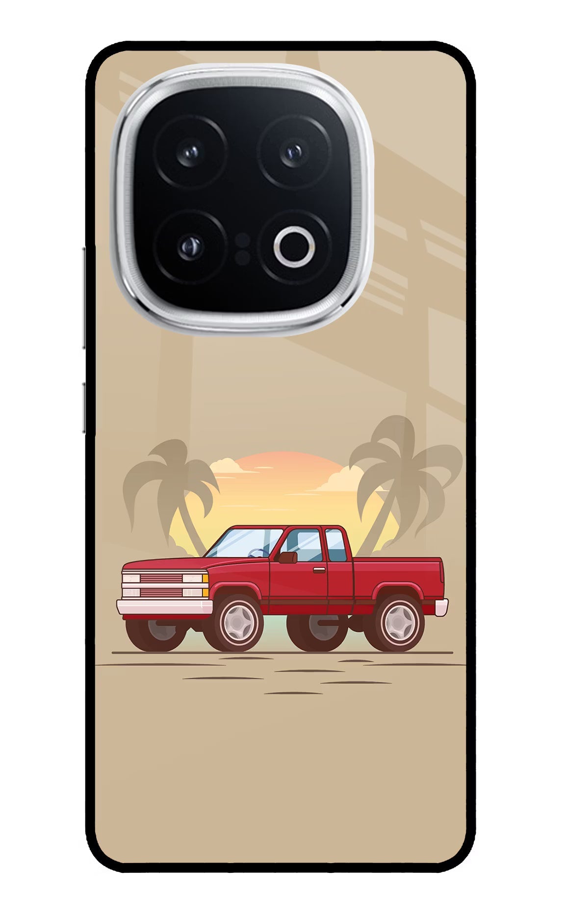 Desert Classic Drive iQOO 13 5G Glass Case