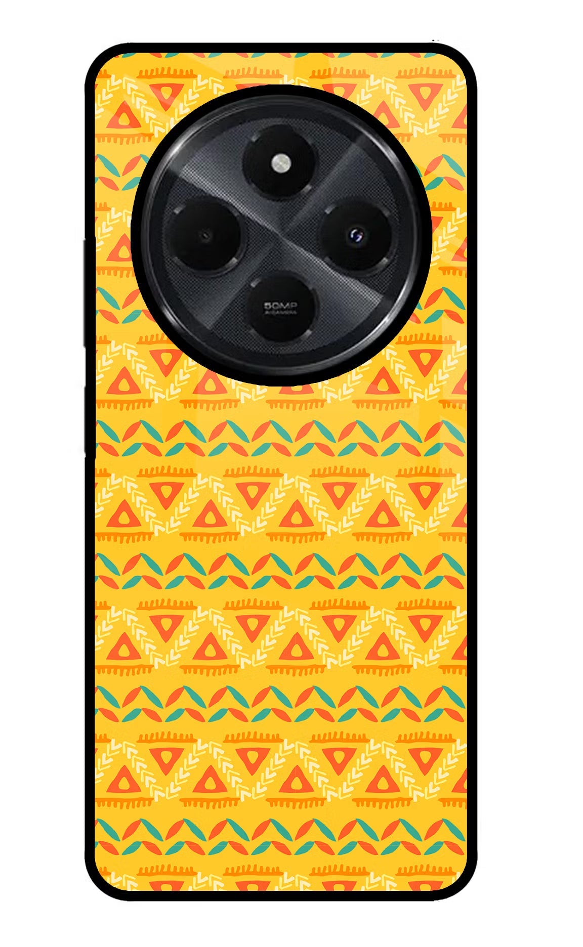 Tribal Pattern Redmi 14C 5G Glass Case