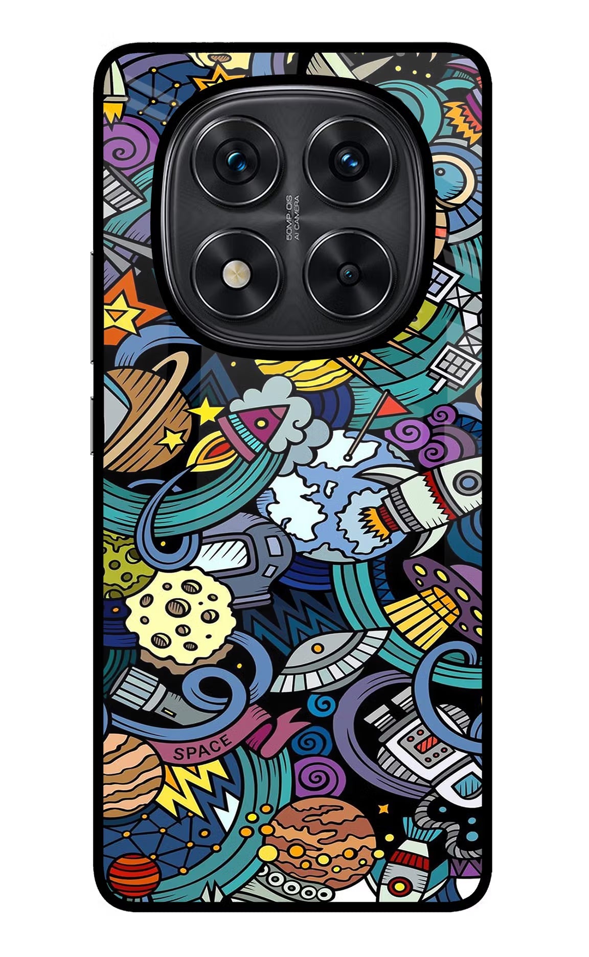 Space Abstract Redmi Note 14 Pro 5G Back Cover