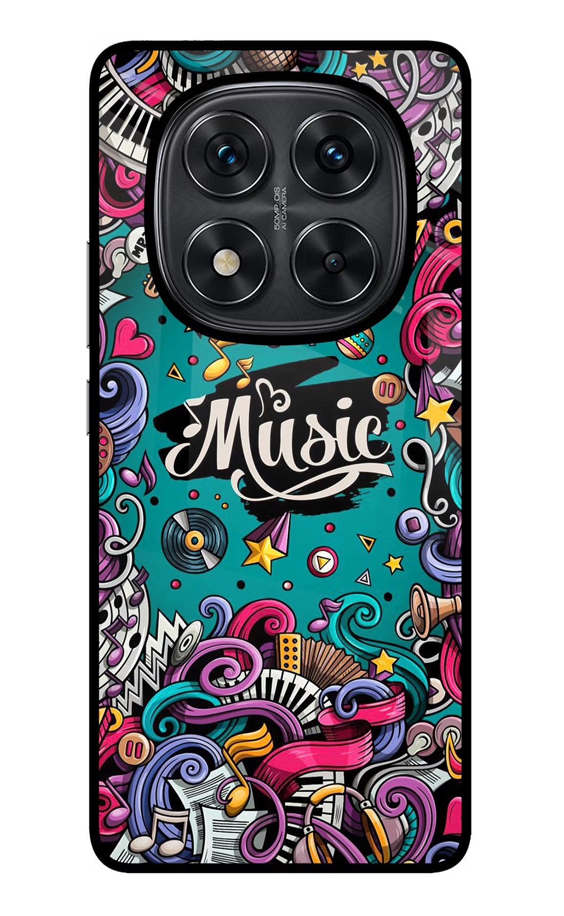 Music Graffiti Redmi Note 14 Pro 5G Back Cover