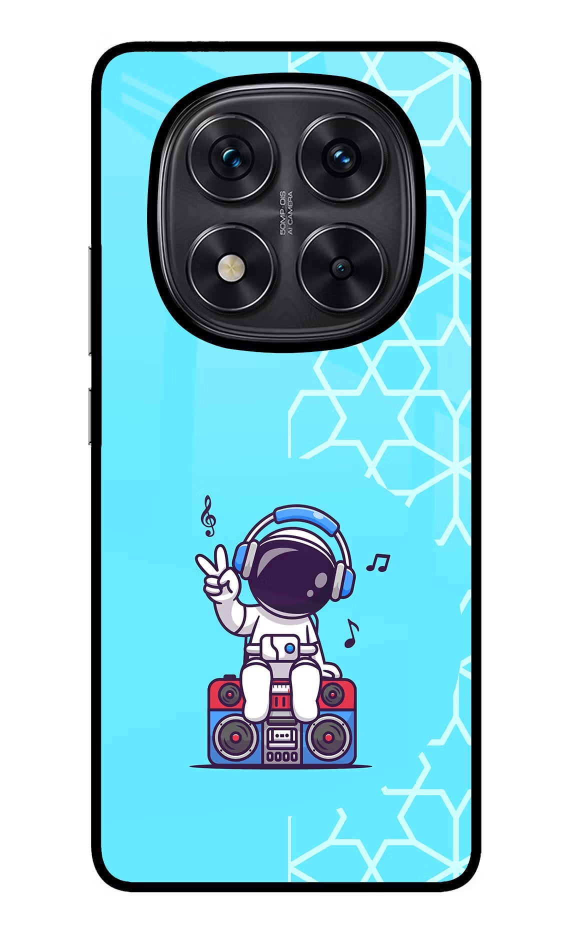 Cute Astronaut Chilling Redmi Note 14 Pro 5G Back Cover