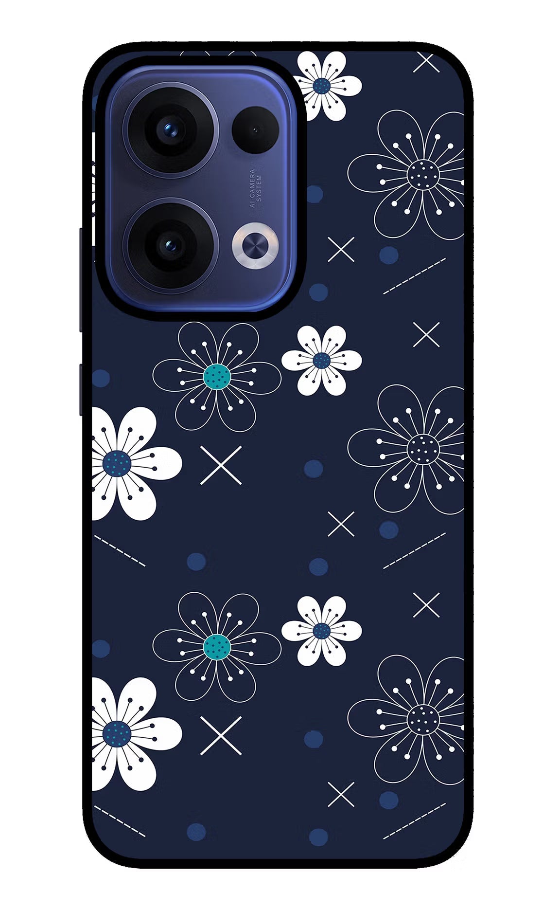 Flowers Oppo Reno13 5G Back Cover